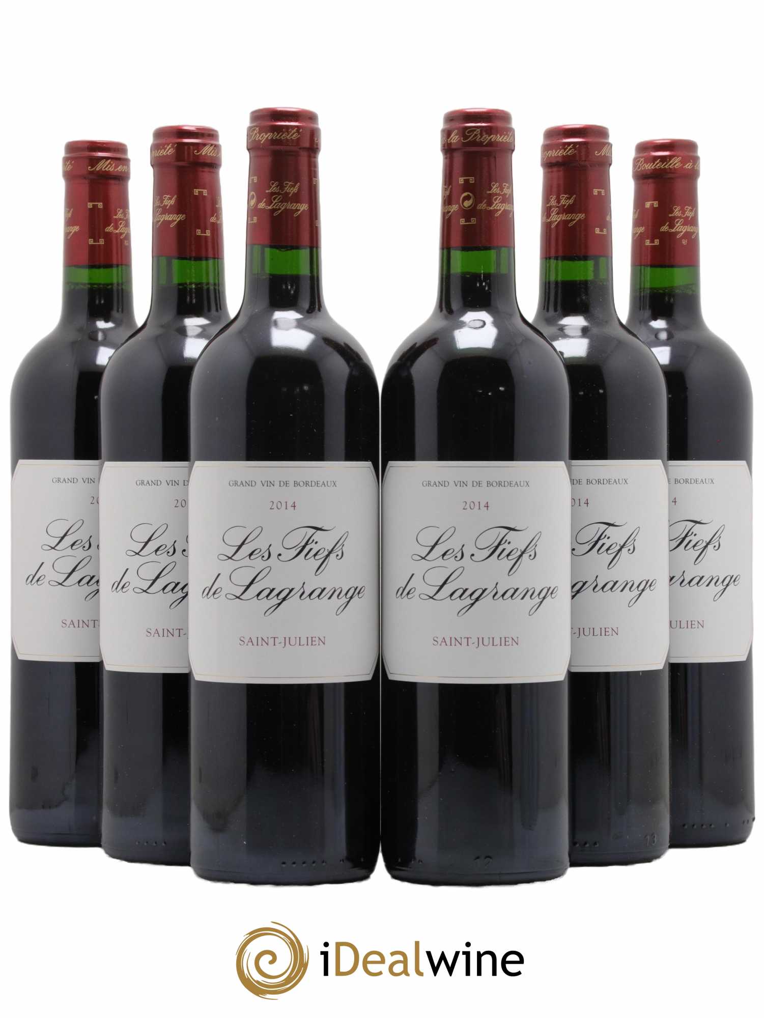 Les Fiefs de Lagrange Second Vin 2014 - Lot de 6 bouteilles - 0