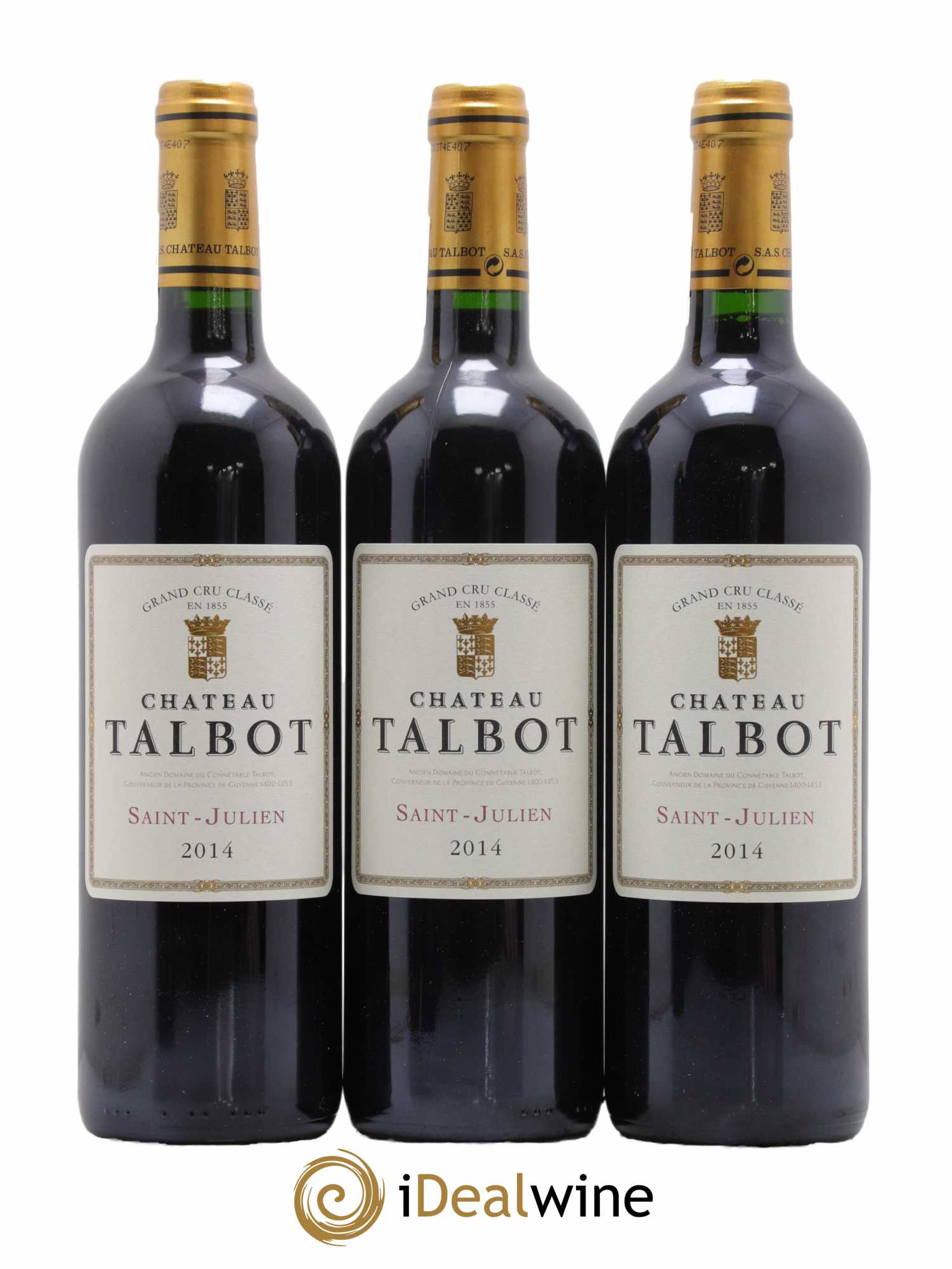 Château Talbot 4ème Grand Cru Classé 2014 - Lot de 6 bouteilles - 2