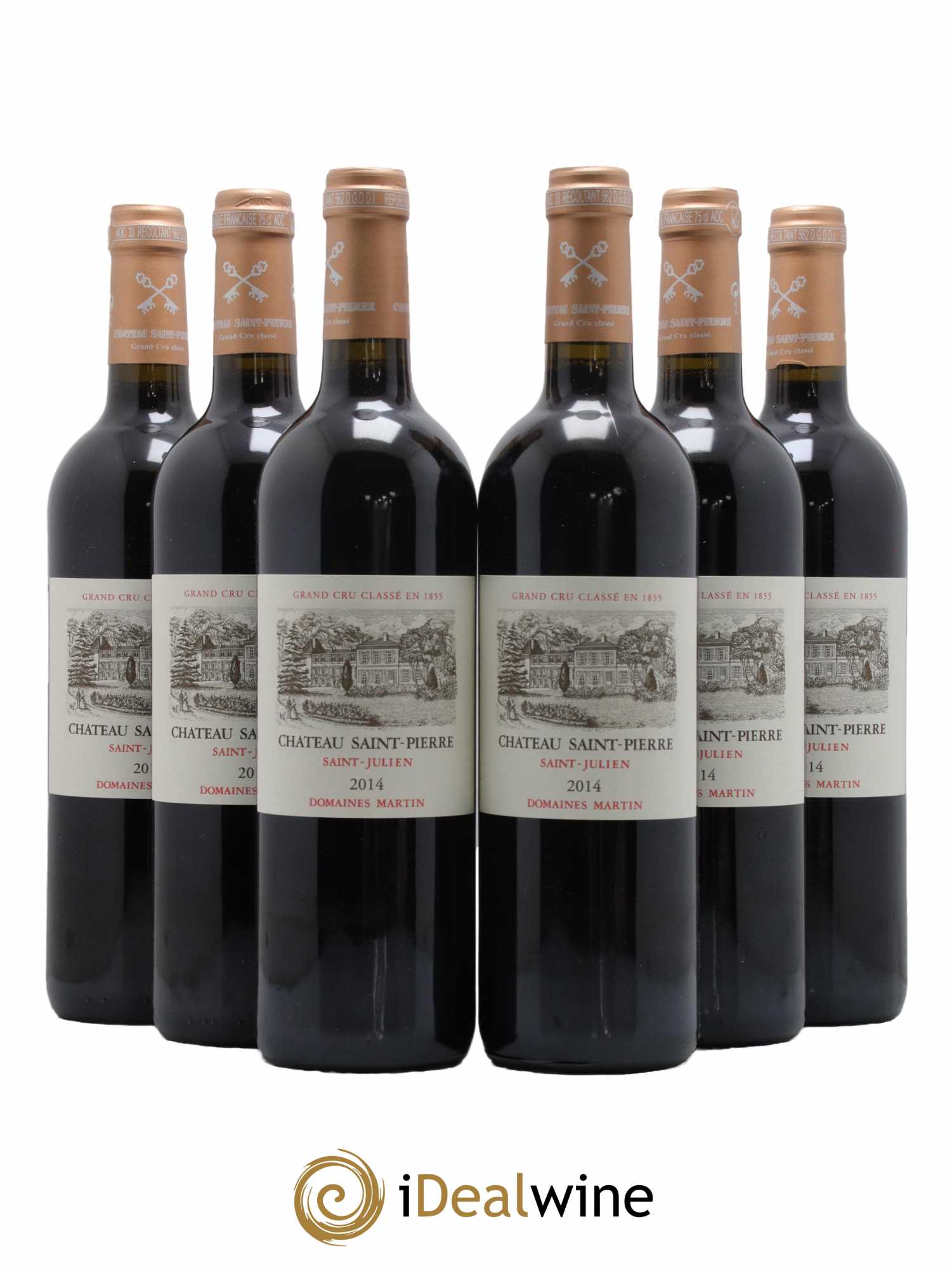 Château Saint-Pierre 4ème Grand Cru Classé 2014 - Lot de 6 bouteilles - 0