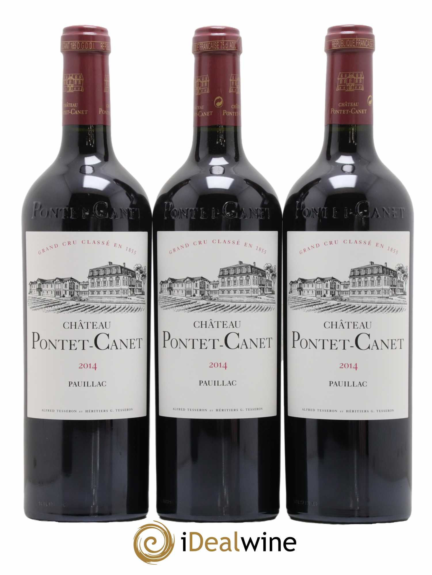Château Pontet Canet 5ème Grand Cru Classé 2014 - Lot de 6 bouteilles - 2