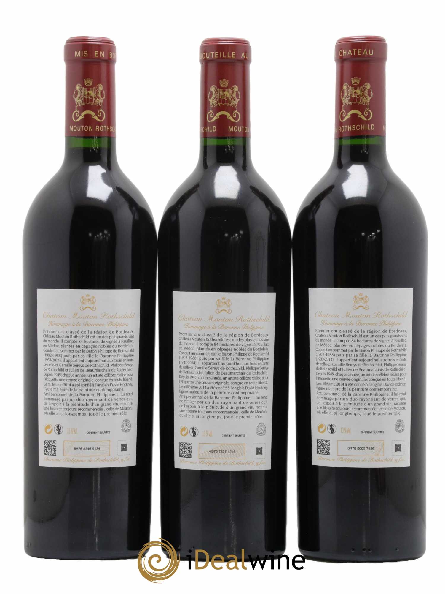 Château Mouton Rothschild 1er Grand Cru Classé 2014 - Lot de 6 bouteilles - 4