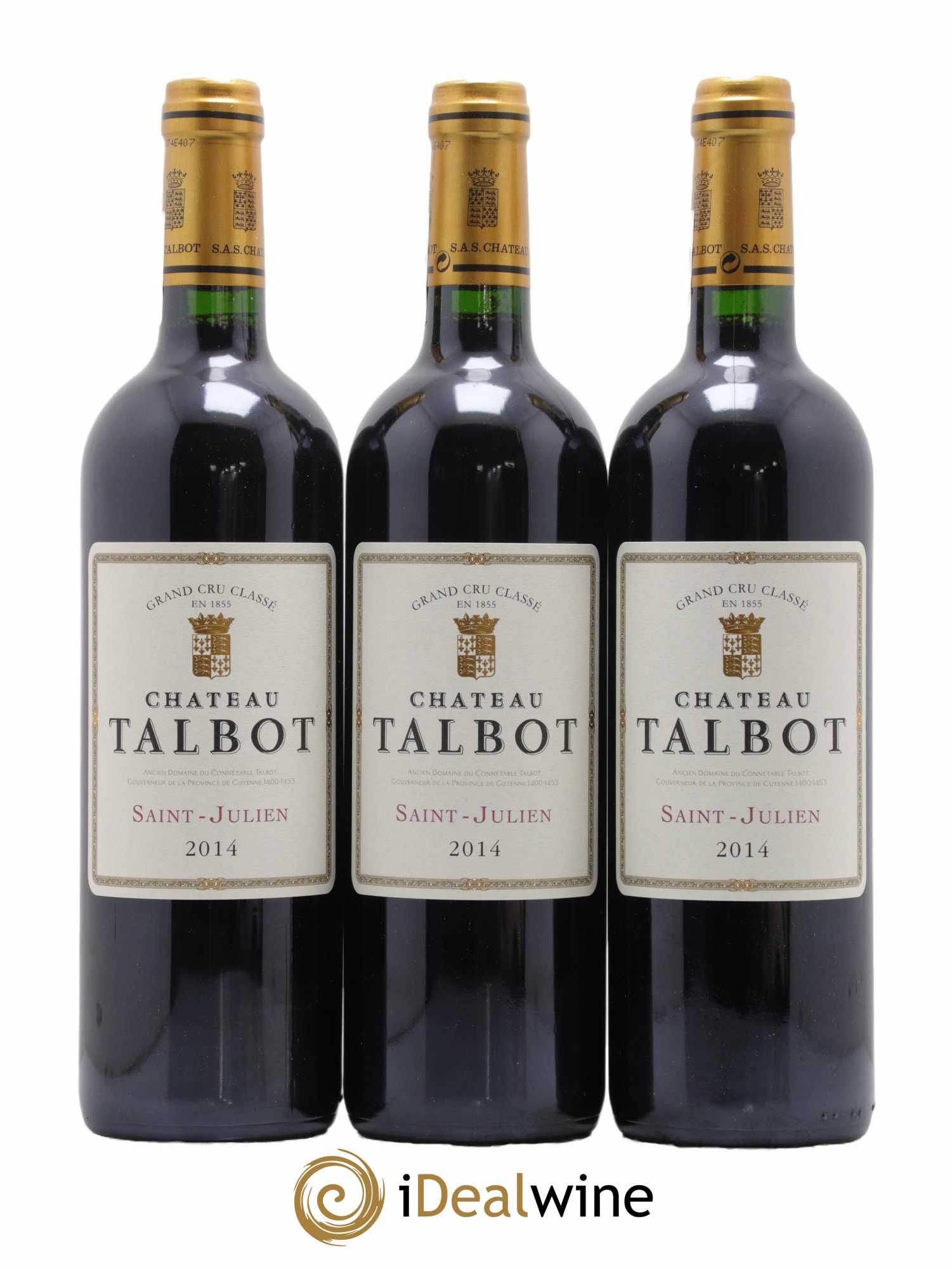 Château Talbot 4ème Grand Cru Classé 2014 - Lot de 6 bouteilles - 1