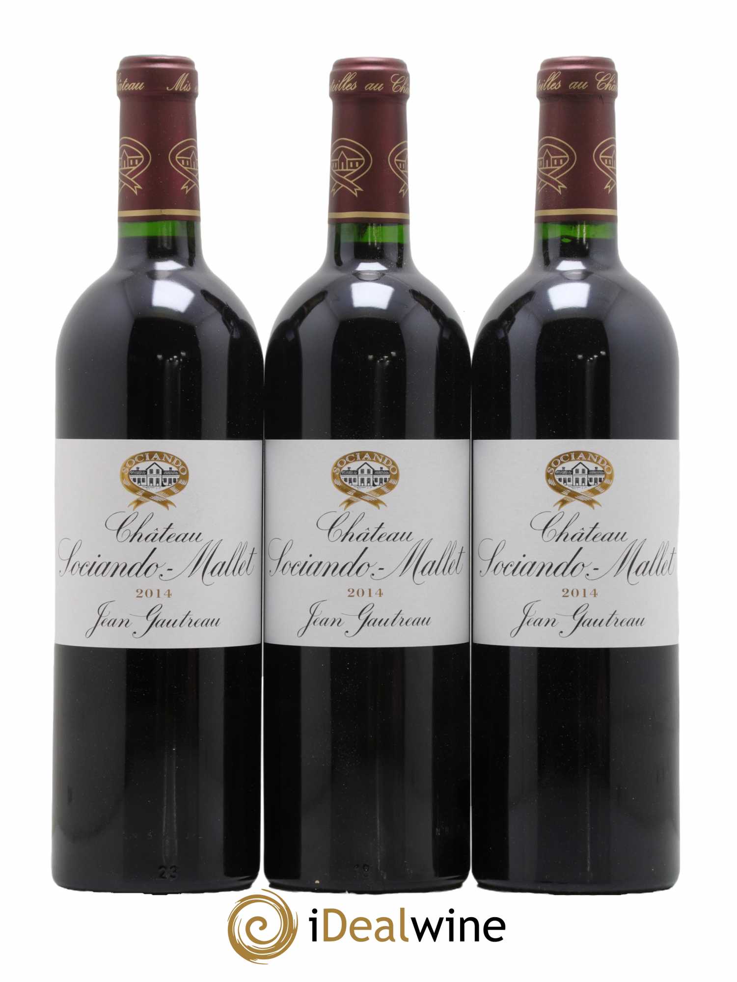 Château Sociando Mallet 2014 - Lot de 6 bouteilles - 1