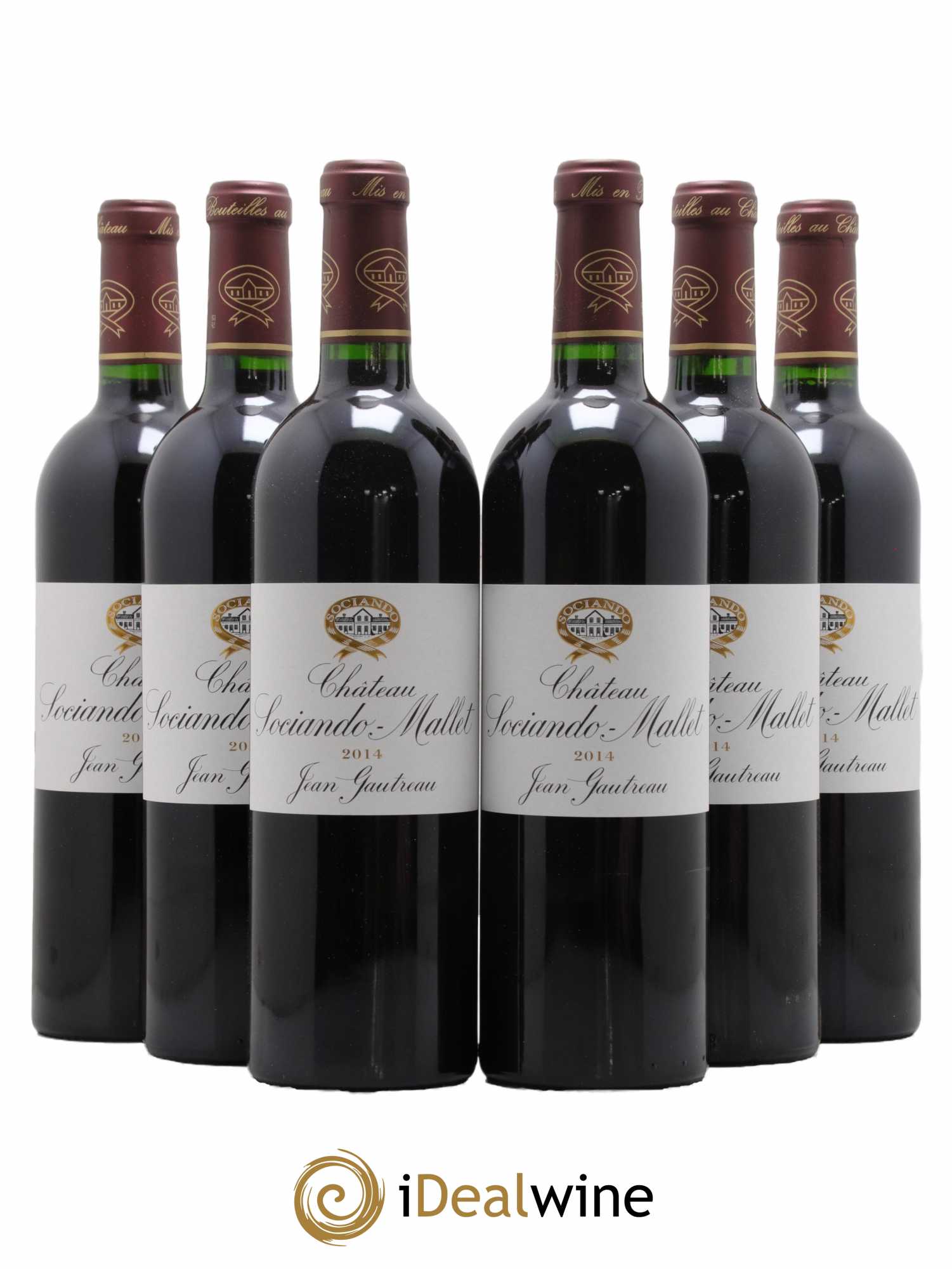 Château Sociando Mallet 2014 - Lot de 6 bouteilles - 0