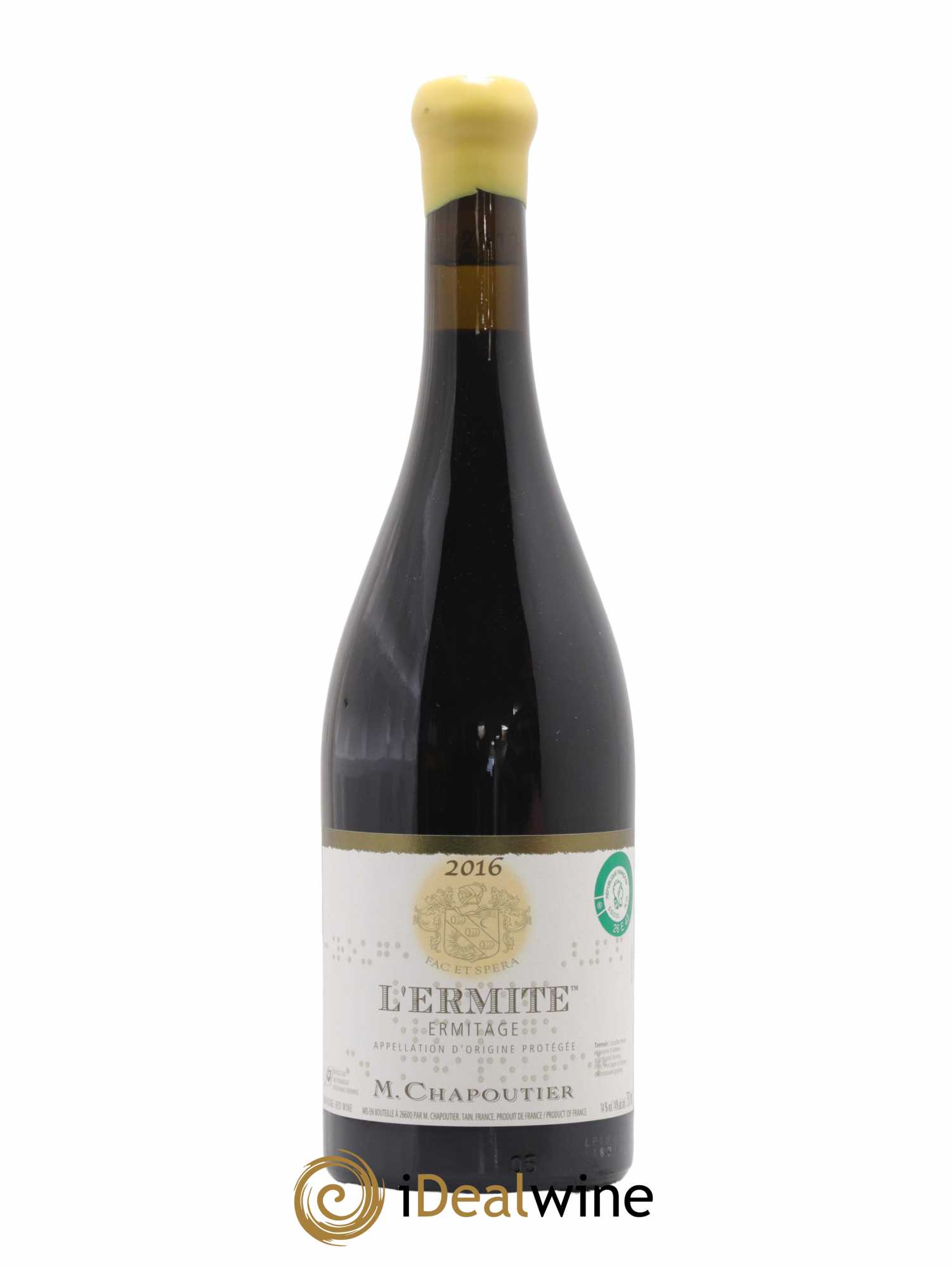 Hermitage Ermitage l'Ermite Chapoutier 2016 - Lot de 1 bouteille - 0