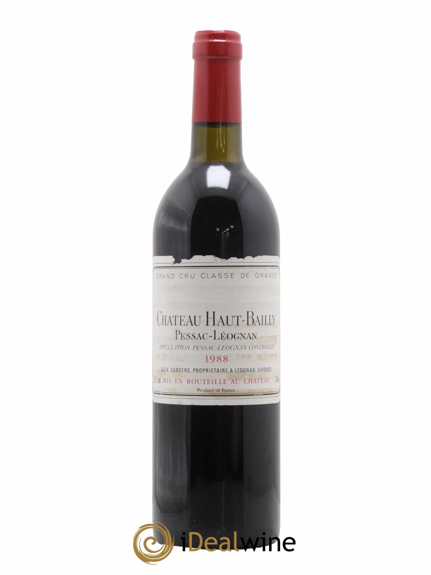 Château Haut-Bailly Cru Classé de Graves 1988 - Lot de 1 bouteille - 0