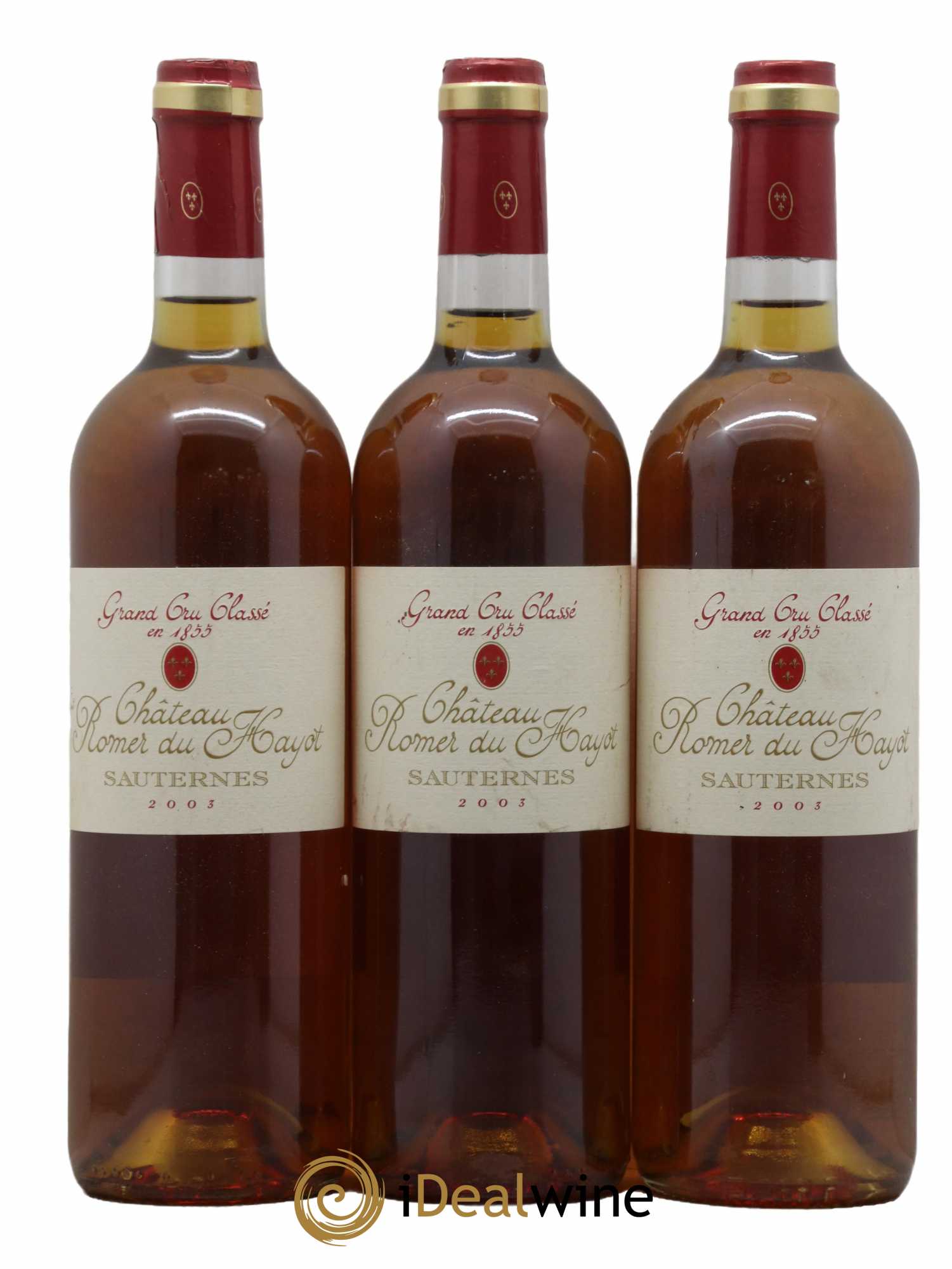 Château Romer du Hayot 2ème Grand Cru Classé 2003 - Lotto di 3 bottiglie - 0