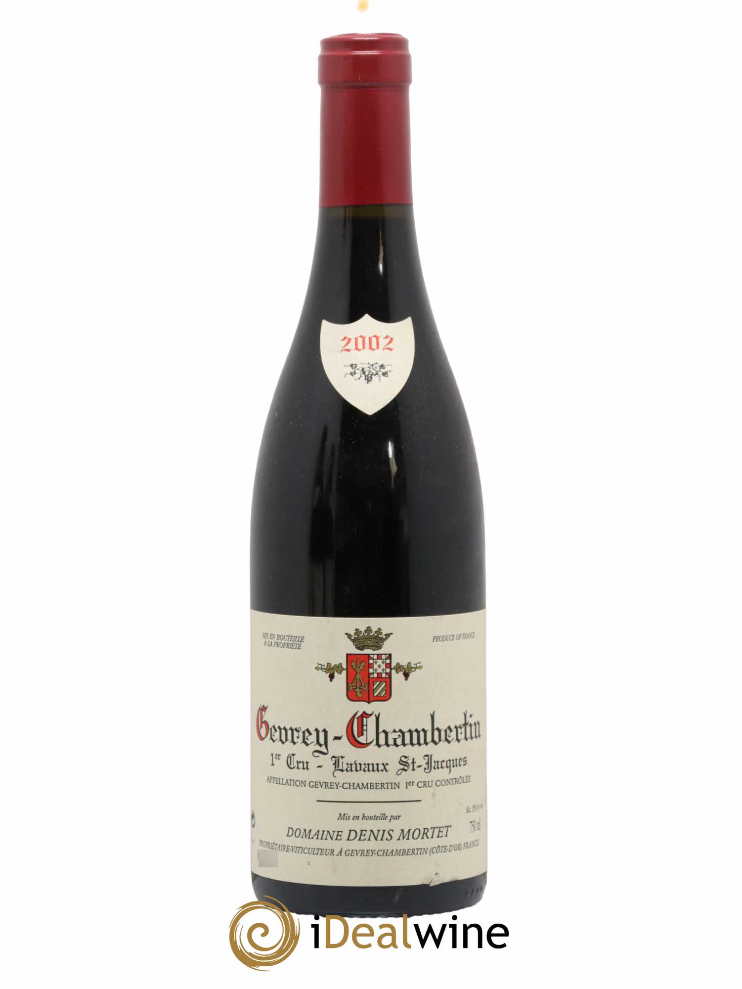 Gevrey-Chambertin 1er Cru Lavaux Saint Jacques Denis Mortet (Domaine) 2002 - Lot de 1 bouteille - 0