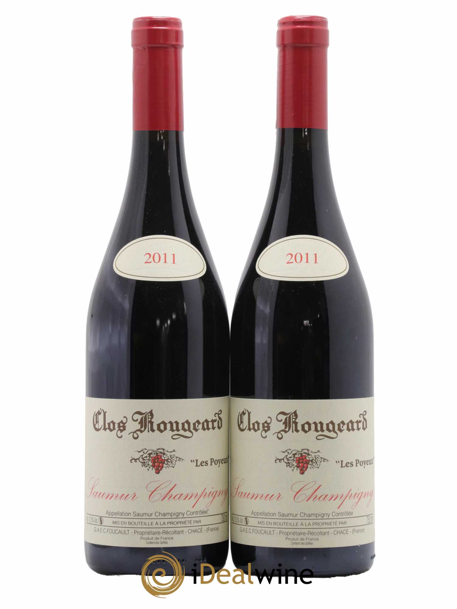 Saumur-Champigny Les Poyeux Clos Rougeard 2011 - Lot de 2 bouteilles - 0