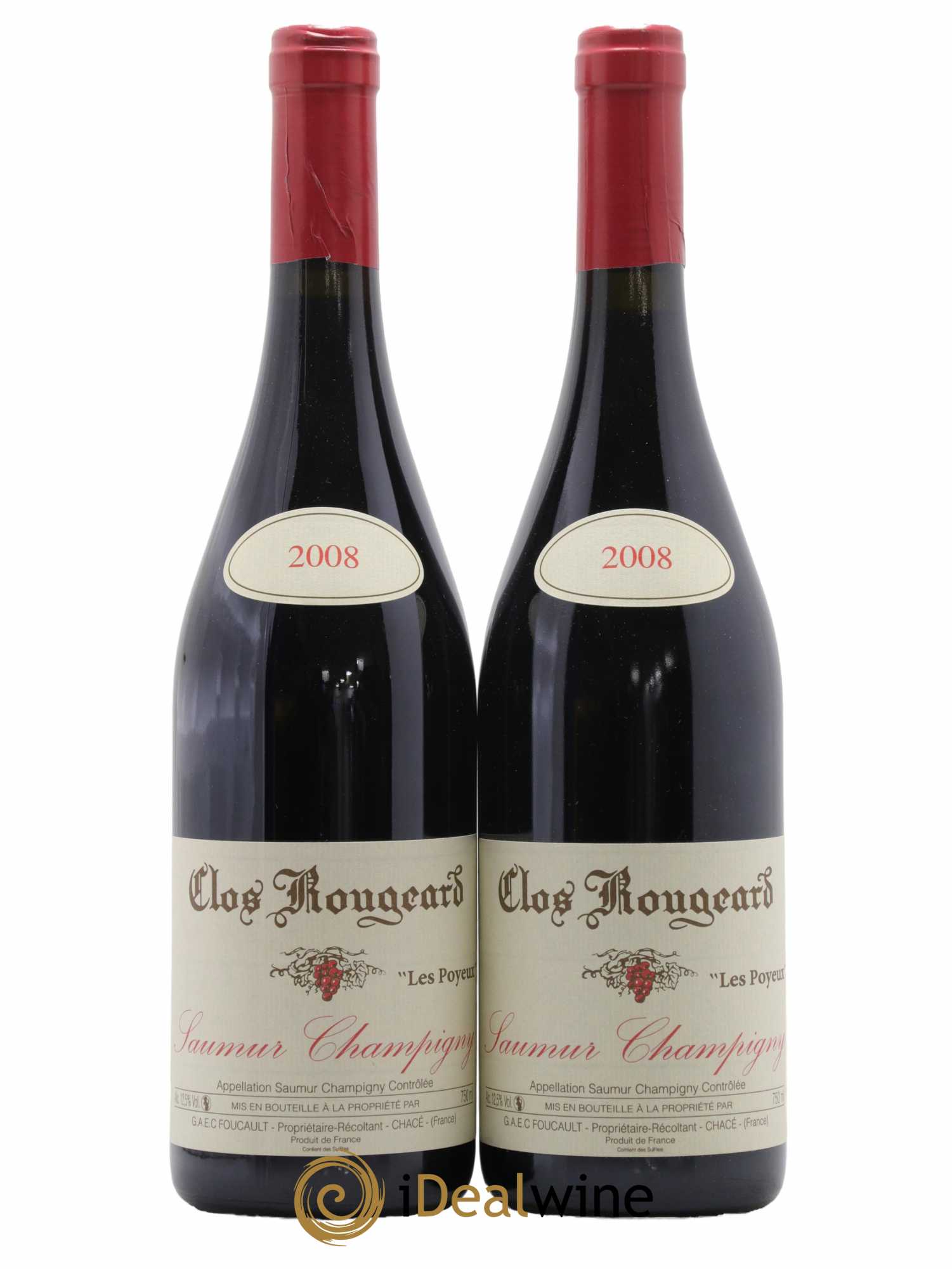 Saumur-Champigny Les Poyeux Clos Rougeard 2008 - Lot de 2 bouteilles - 0