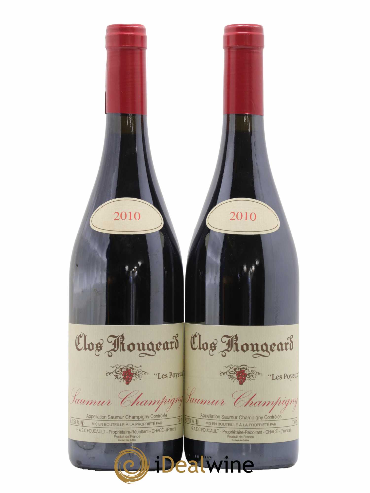 Saumur-Champigny Les Poyeux Clos Rougeard 2010 - Lot de 2 bouteilles - 0