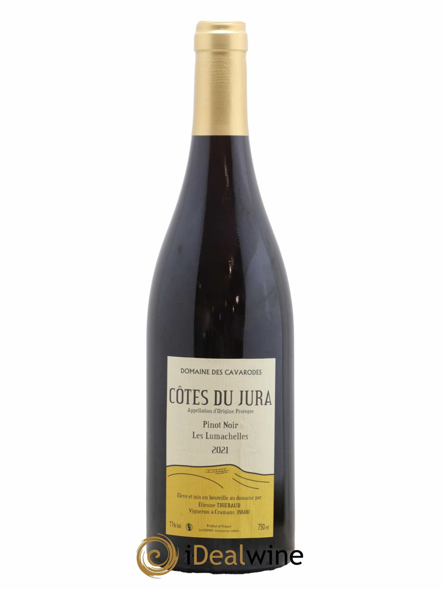 Côtes du Jura Pinot Noir Les Lumachelles Cavarodes (Domaine des) - Etienne Thiébaud 2021 - Lot de 1 bouteille - 0