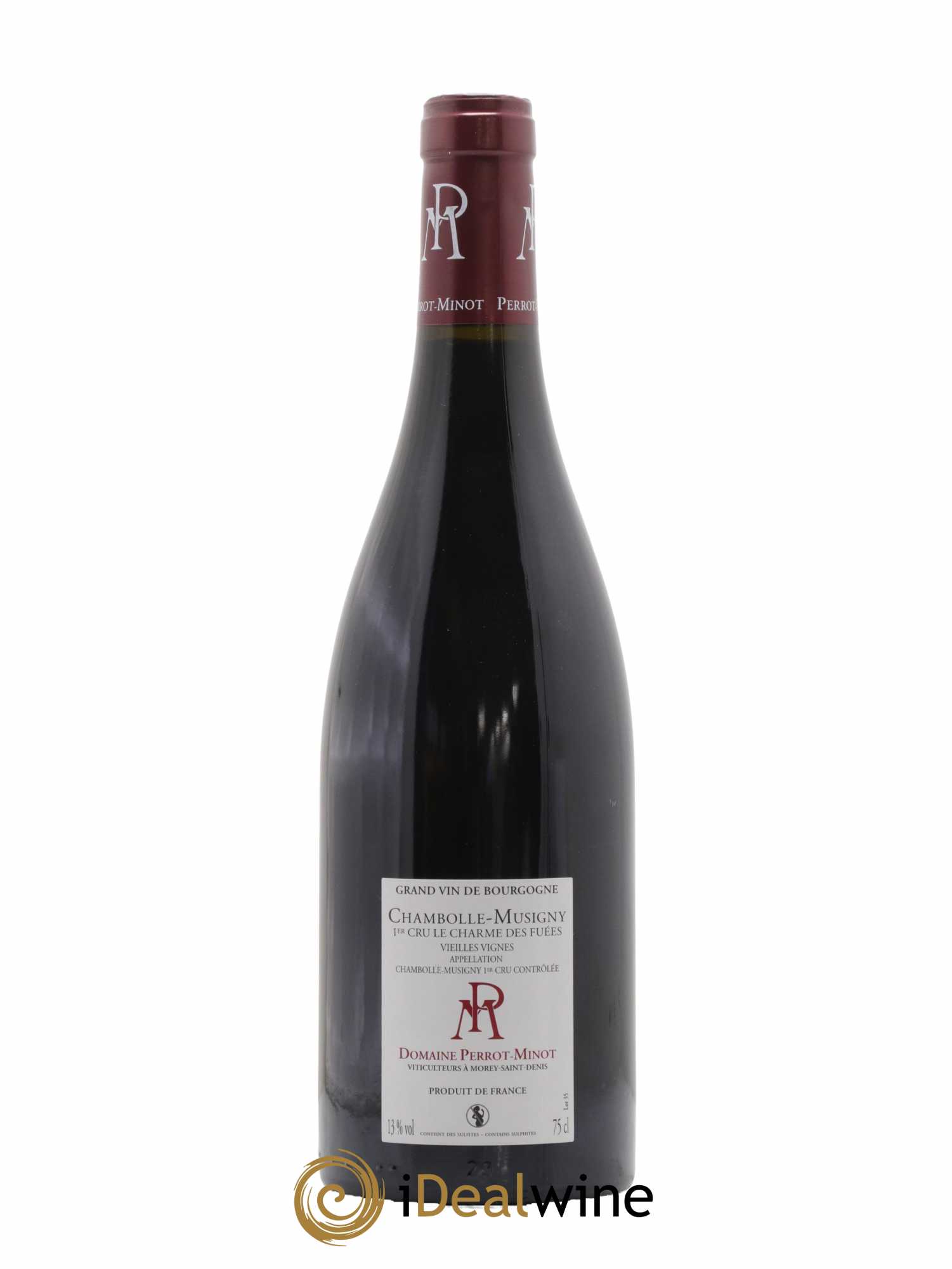 Chambolle-Musigny 1er Cru Le Charme des Fuées Vieilles Vignes Perrot-Minot 2019 - Lot de 1 bouteille - 1