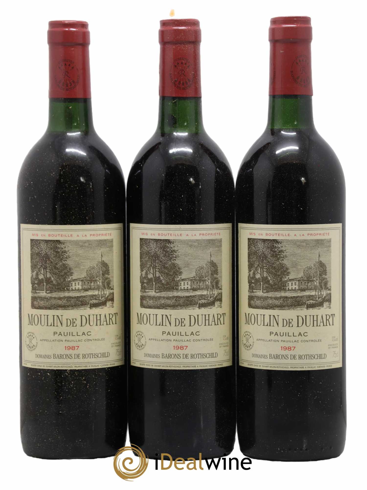 Moulin de Duhart Second Vin 1987 - Lot de 3 bouteilles - 0