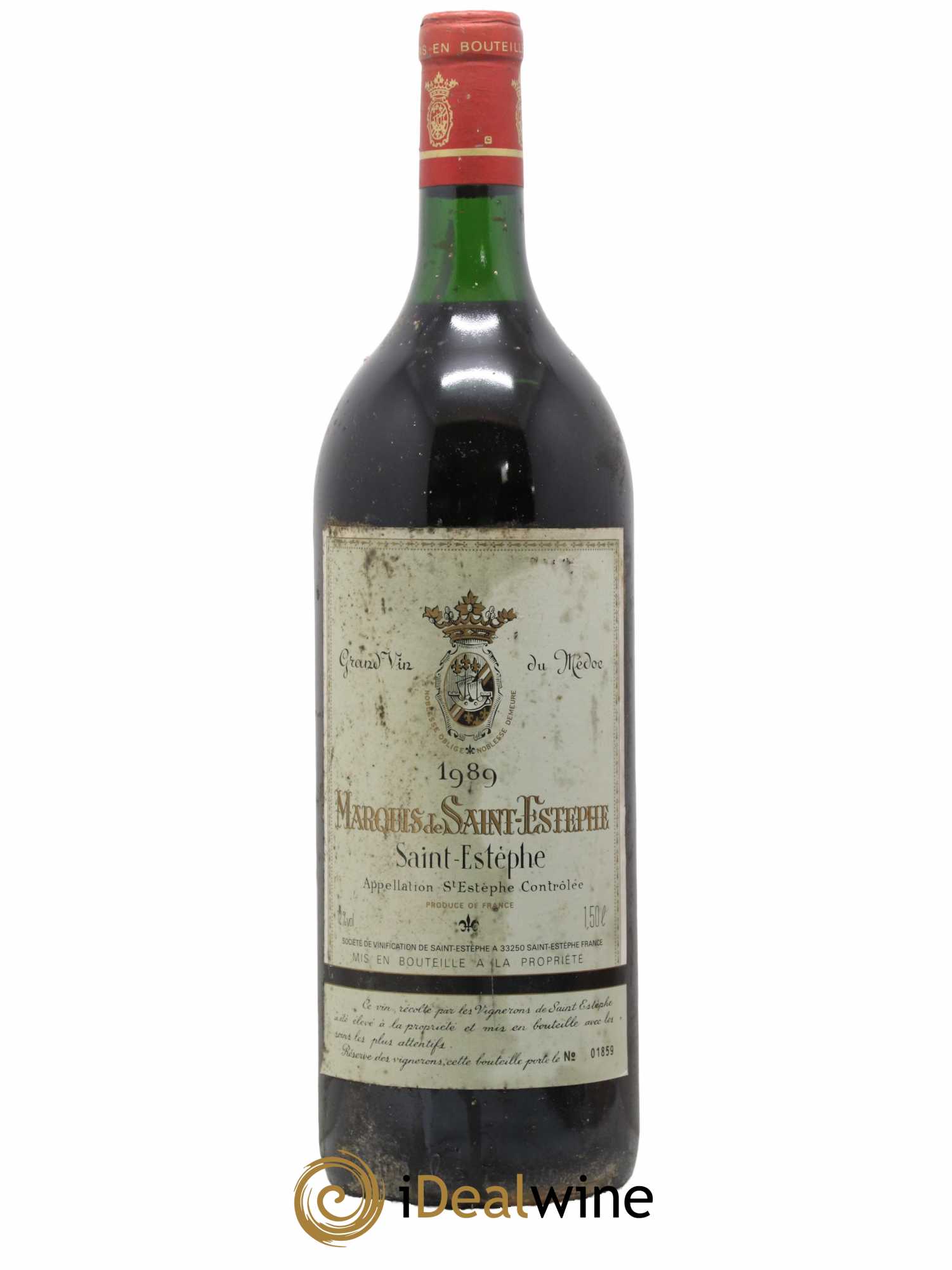 Marquis de Saint Estèphe 1989 - Lot de 1 magnum - 0