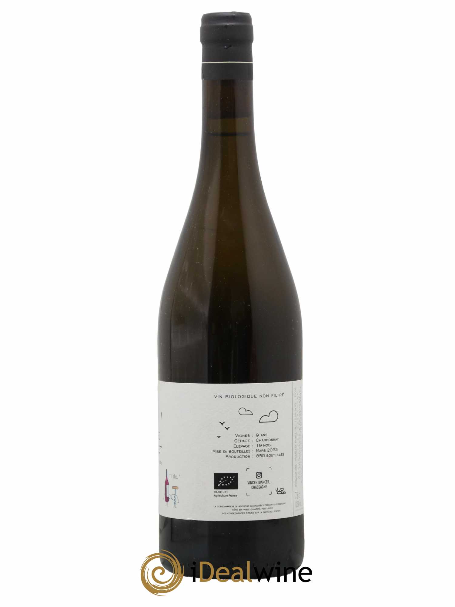 Chassagne-Montrachet 1er Cru Morgeot Vincent Dancer 2021 - Lot de 1 bouteille - 1