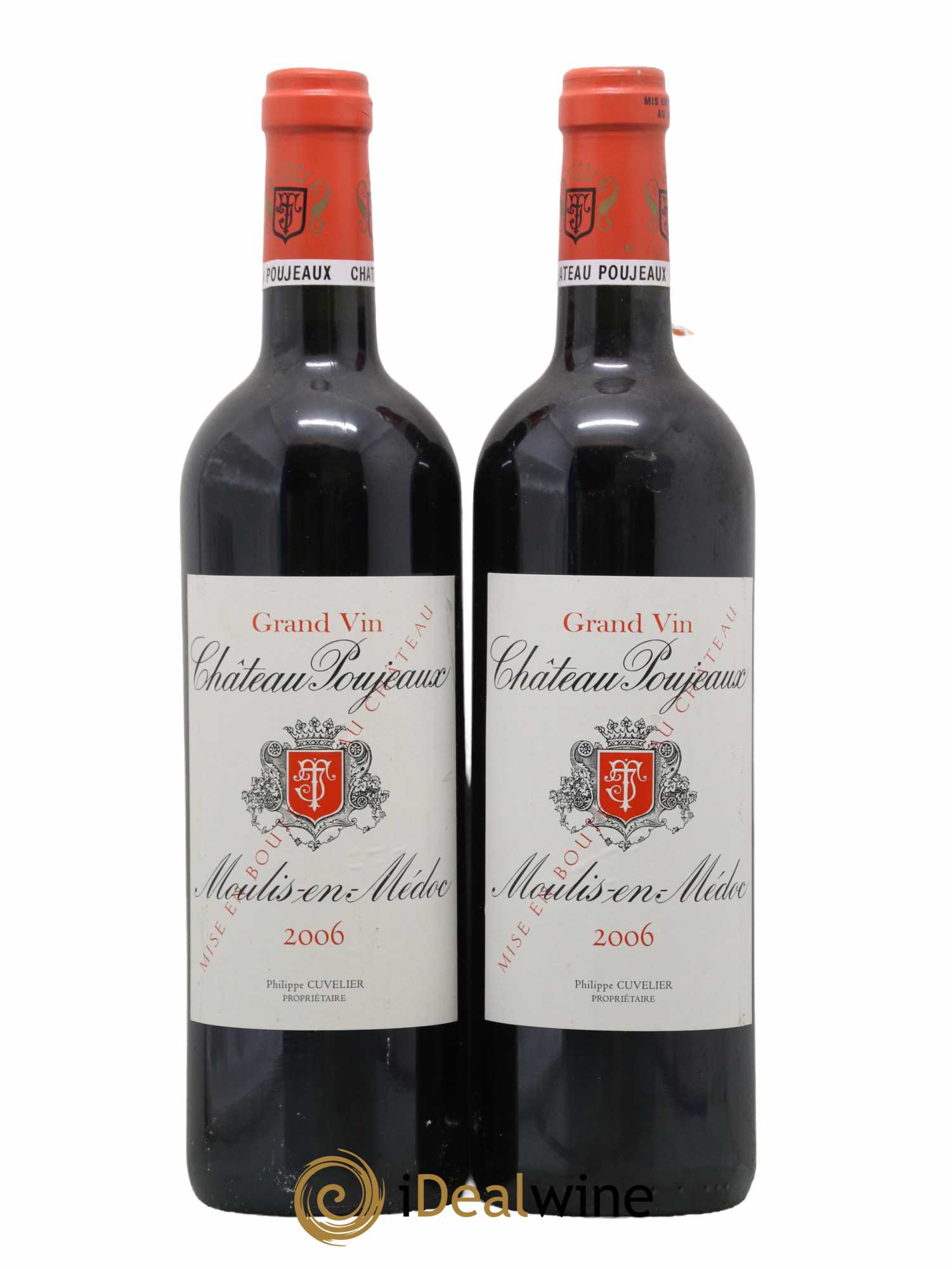 Château Poujeaux 2006 - Lot de 2 bouteilles - 0