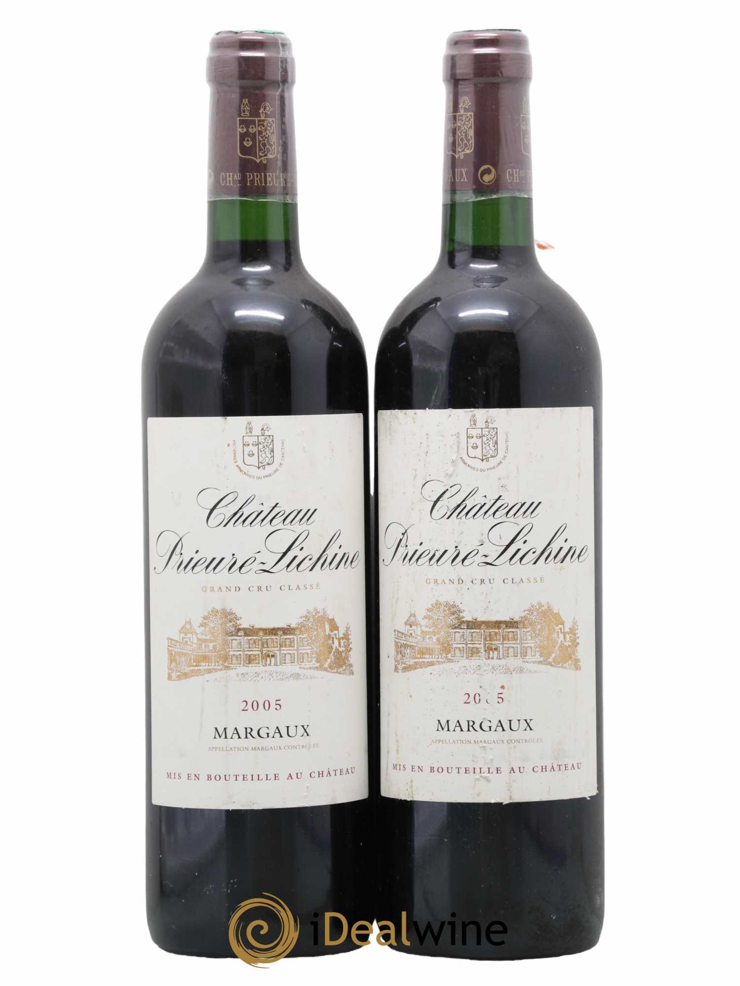 Château Prieuré Lichine 4ème Grand Cru Classé 2005 - Lot de 2 bouteilles - 0