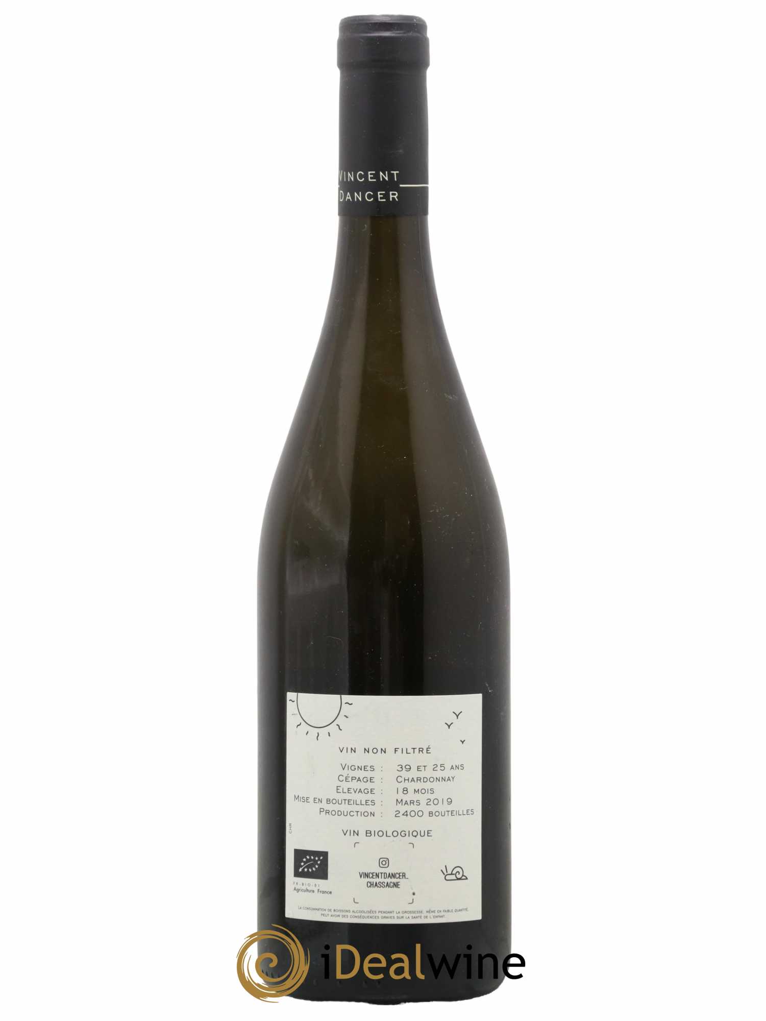 Chassagne-Montrachet 1er Cru La Romanée Vincent Dancer 2017 - Lot de 1 bouteille - 1