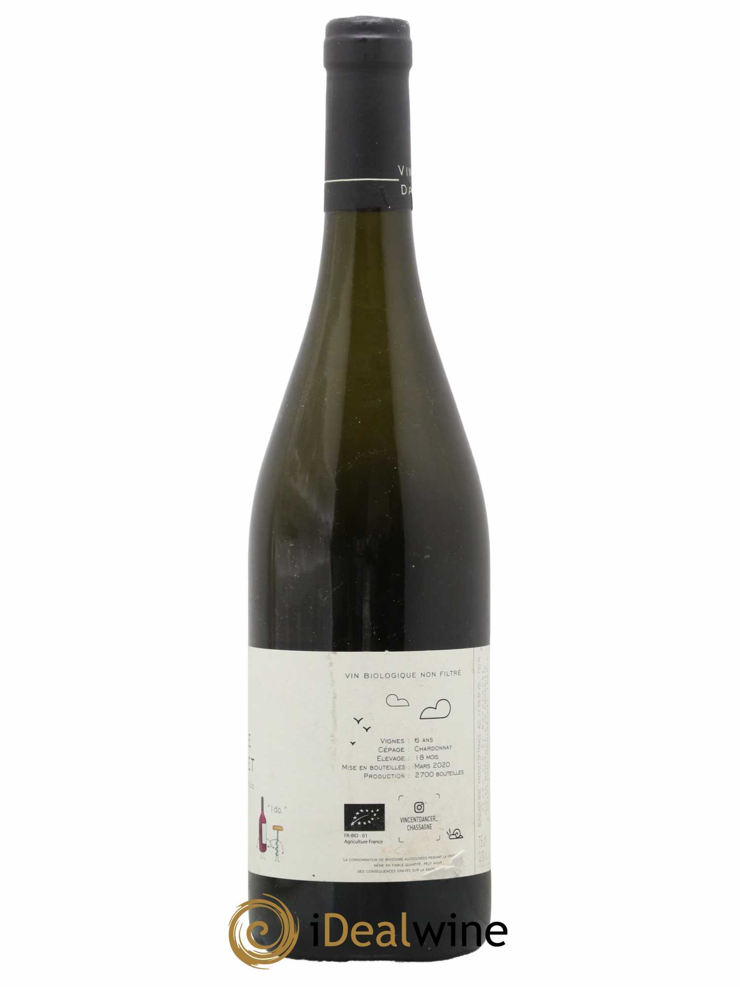 Chassagne-Montrachet 1er Cru Morgeot Vincent Dancer 2018 - Lot de 1 bouteille - 1