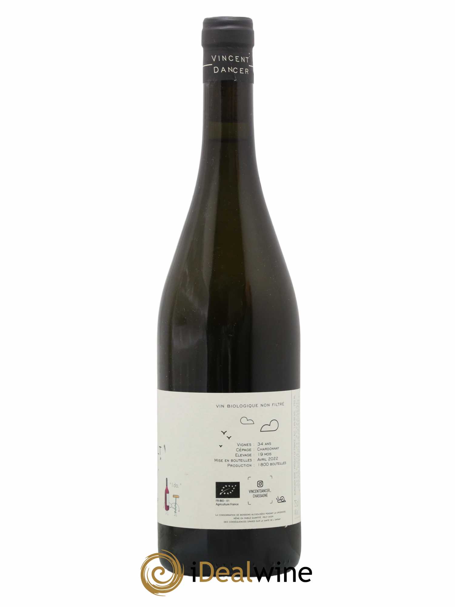 Meursault Les Corbins Vincent Dancer 2020 - Lot de 1 bouteille - 1