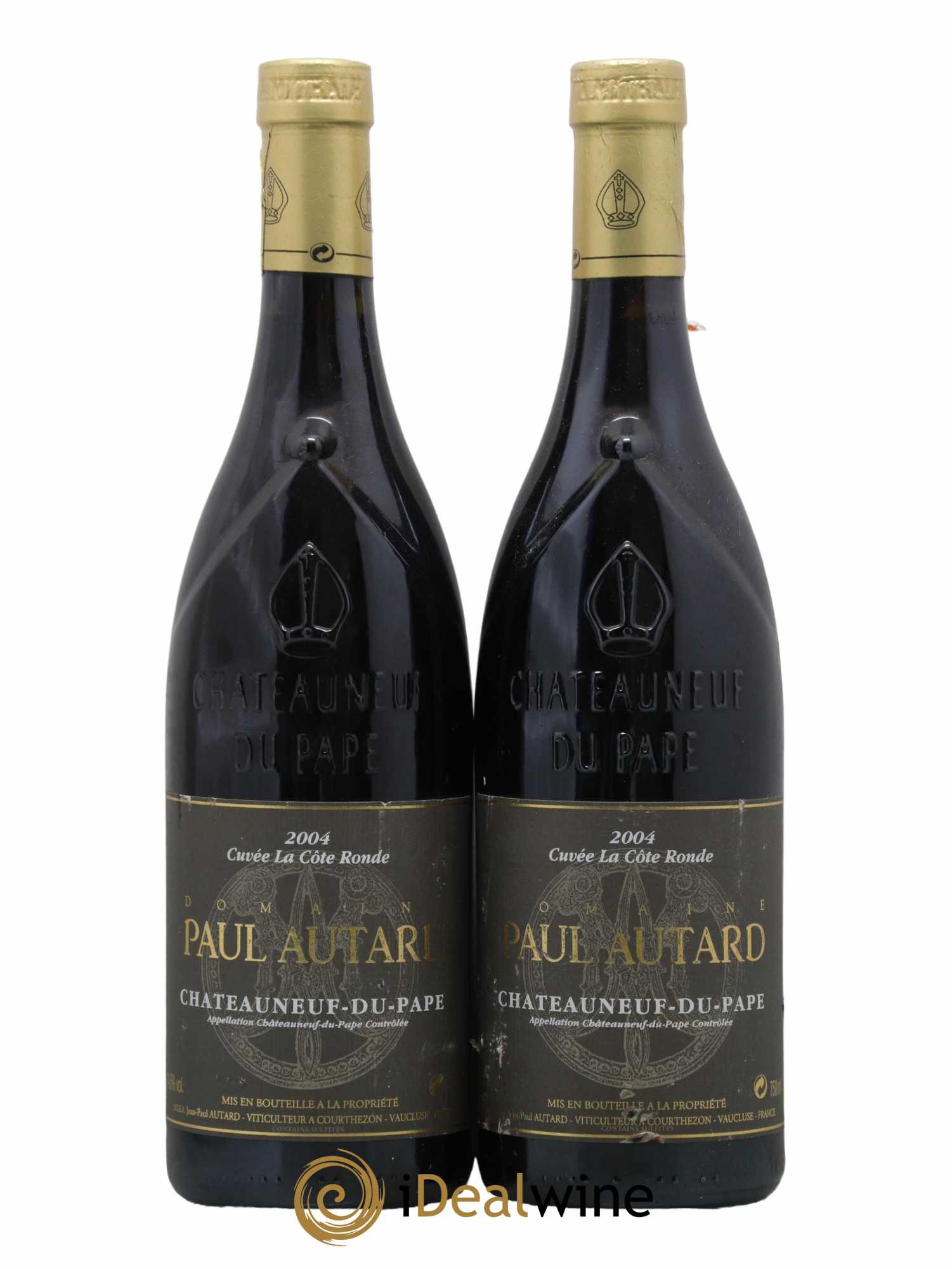 Châteauneuf-du-Pape Domaine Paul Autard La Côte Ronde Jean-Paul Autard 2004 - Lot de 2 bouteilles - 0