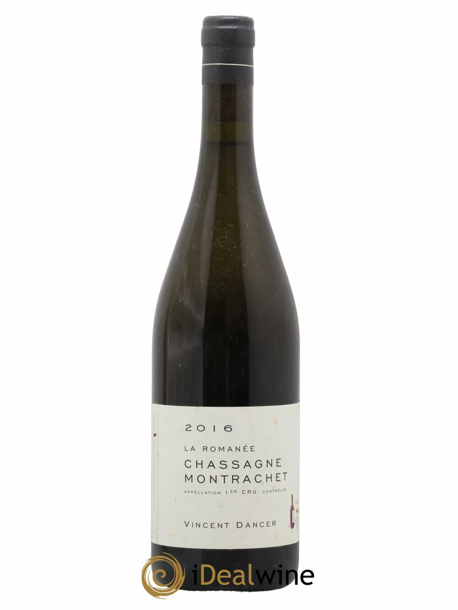 Chassagne-Montrachet 1er Cru La Romanée Vincent Dancer 2016 - Lot de 1 bouteille - 0