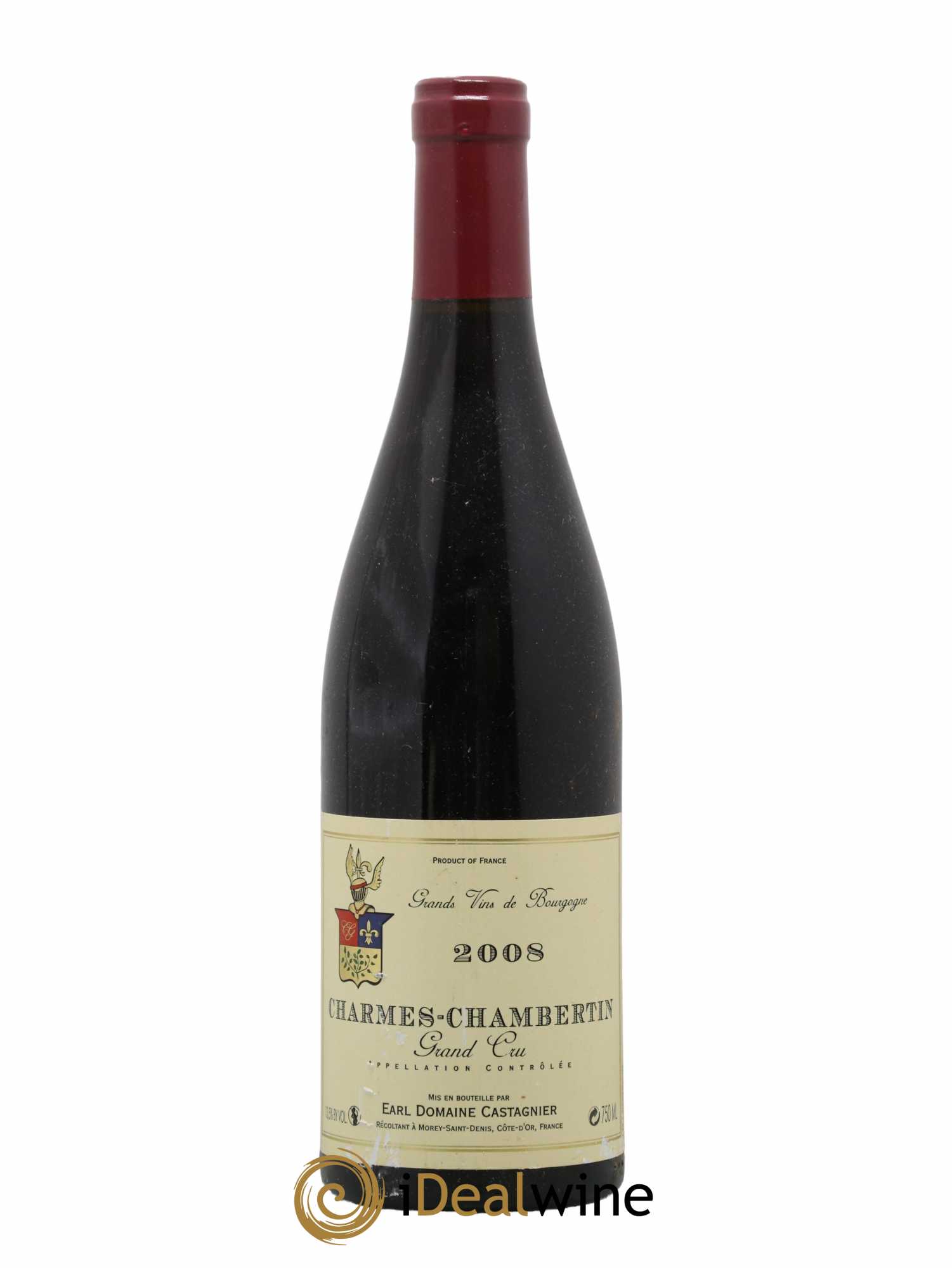 Charmes-Chambertin Grand Cru Castagnier (Domaine) 2008 - Lot de 1 bouteille - 0