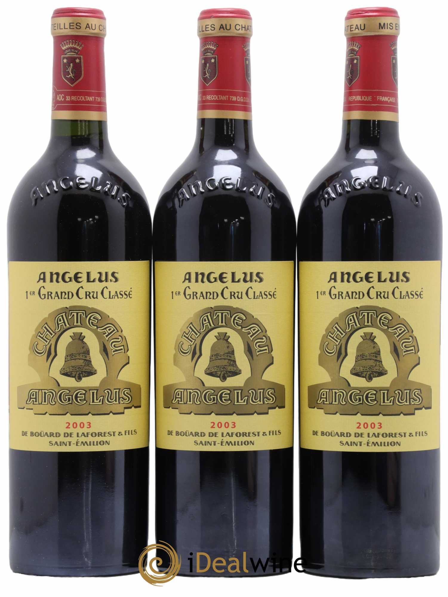 Château Angélus 1er Grand Cru Classé A 2003 - Lot de 6 bouteilles - 3