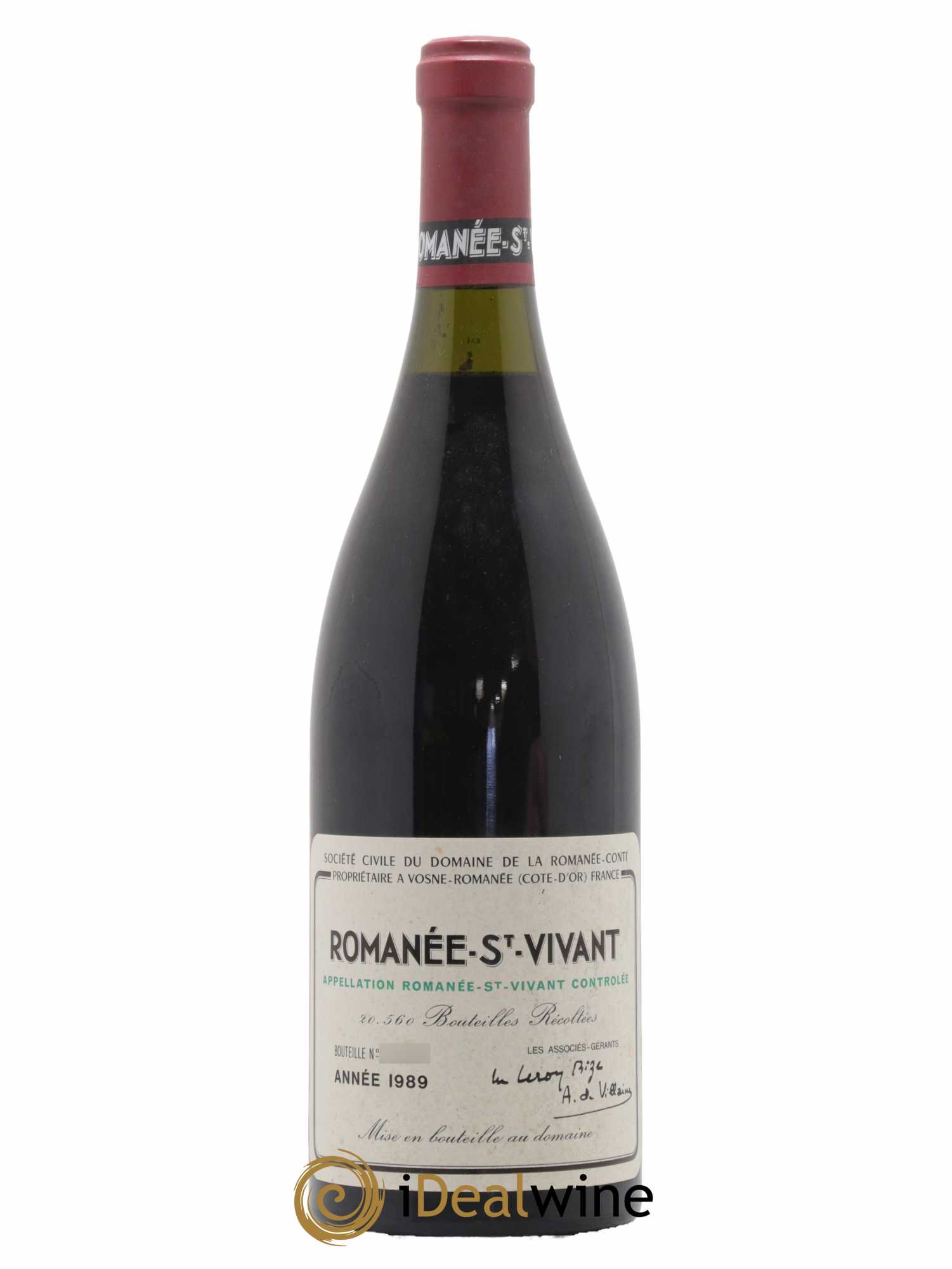 Romanée-Saint-Vivant Grand Cru Domaine de la Romanée-Conti 1989 - Lot de 1 bouteille - 0