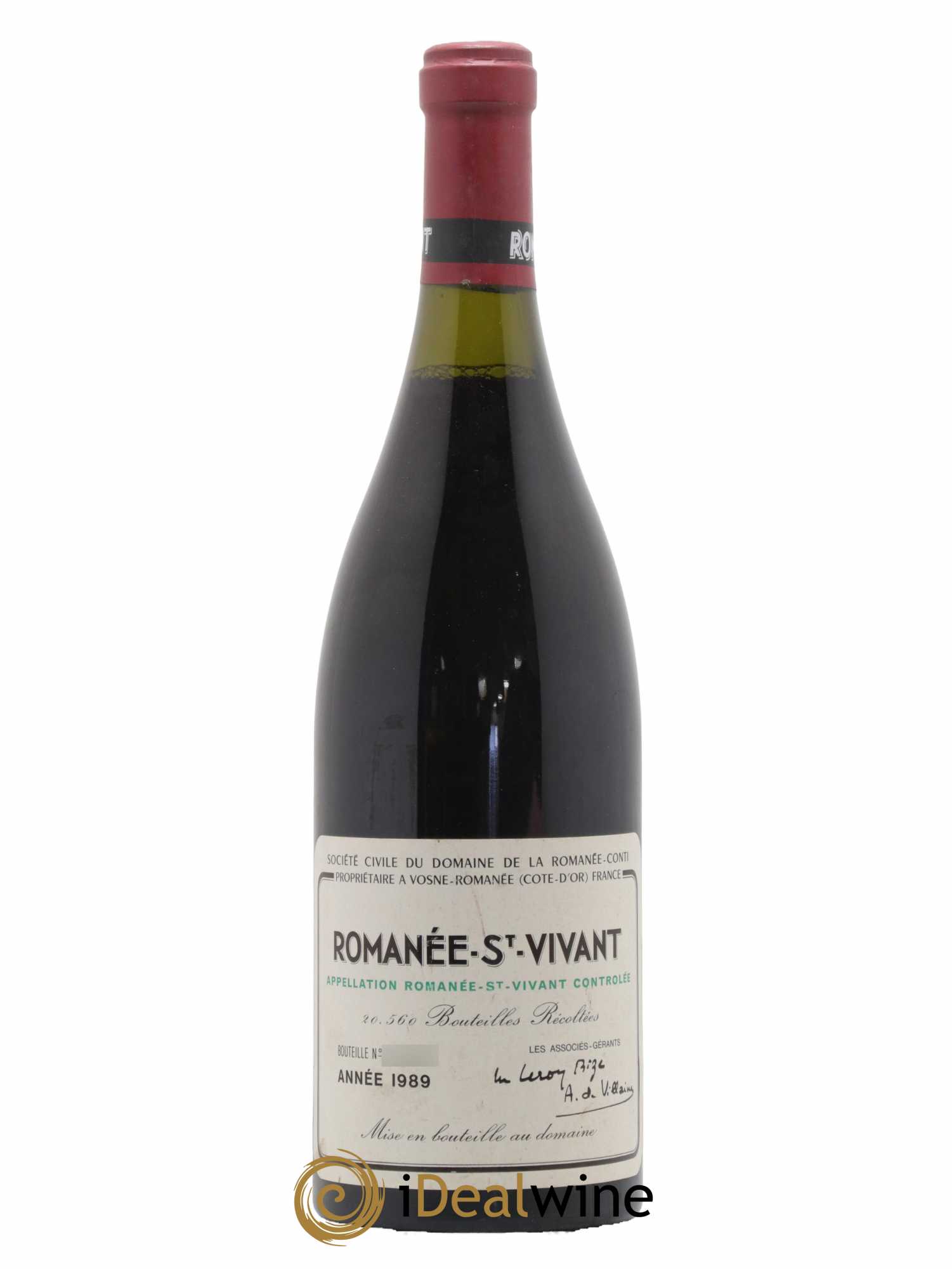 Romanée-Saint-Vivant Grand Cru Domaine de la Romanée-Conti 1989 - Lot de 1 bouteille - 0