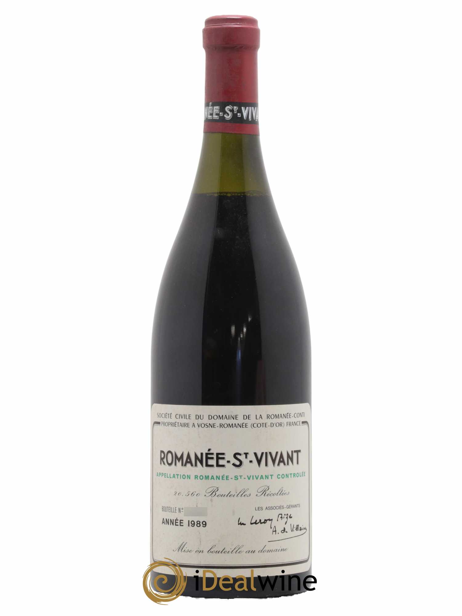 Romanée-Saint-Vivant Grand Cru Domaine de la Romanée-Conti 1989 - Lot de 1 bouteille - 0