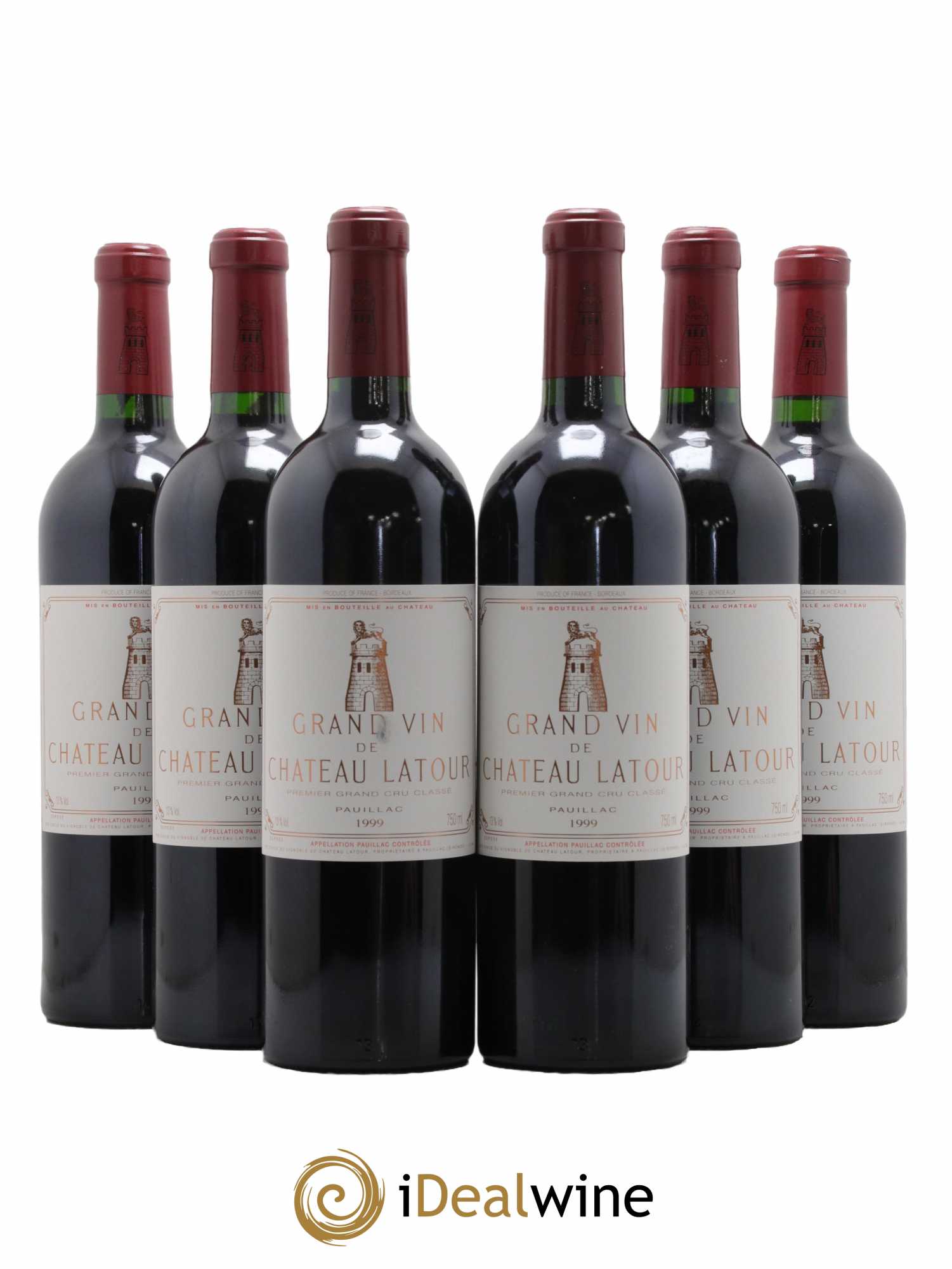 Château Latour 1er Grand Cru Classé 1999 - Lot de 6 bouteilles - 0