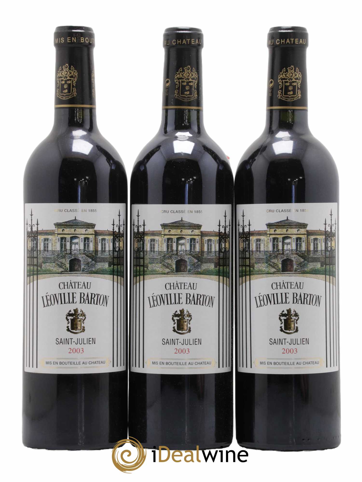 Château Léoville Barton 2ème Grand Cru Classé 2003 - Lot de 12 bouteilles - 4