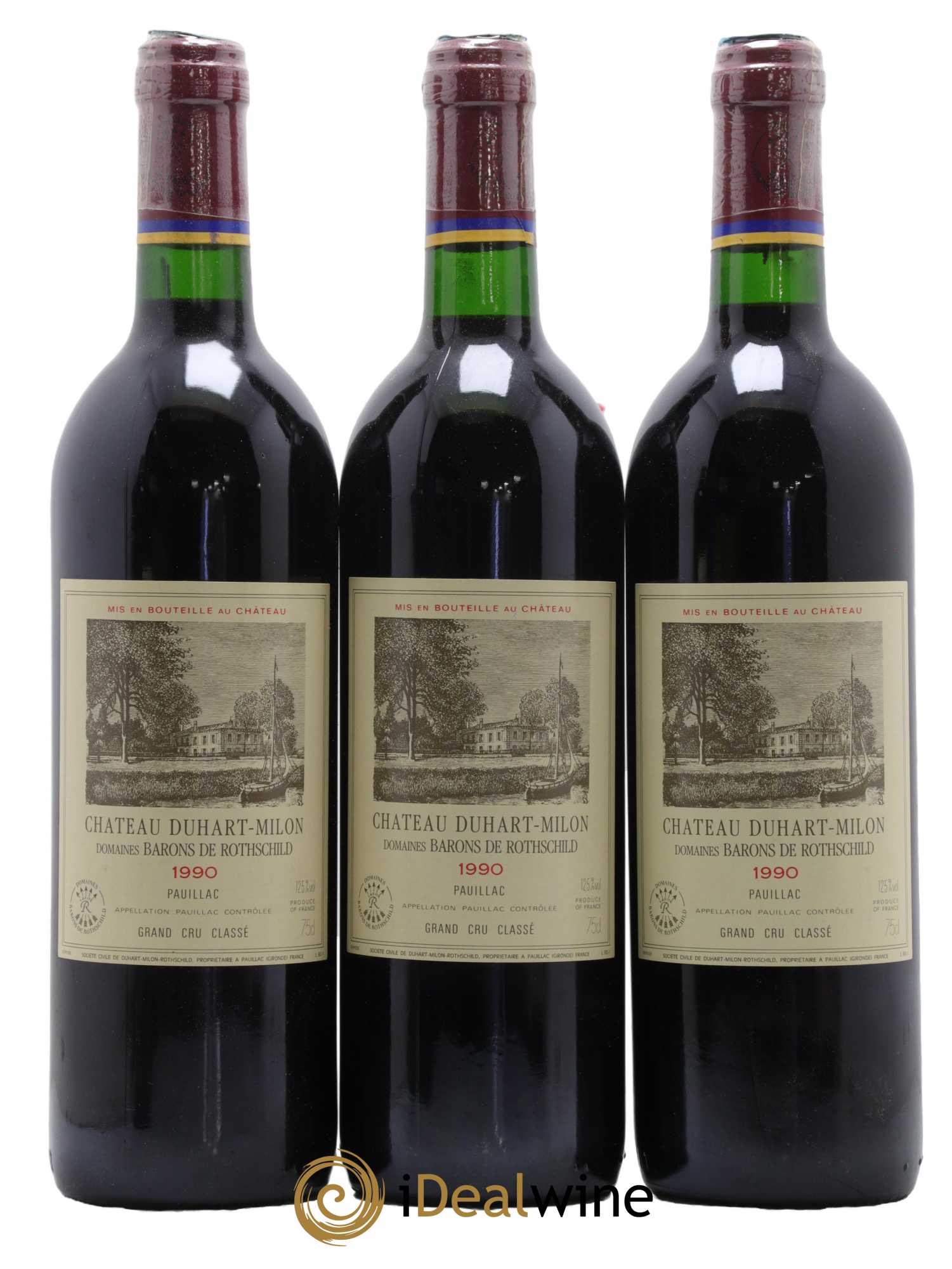 Château Duhart-Milon 4ème Grand Cru Classé 1990 - Lotto di 12 bottiglie - 2