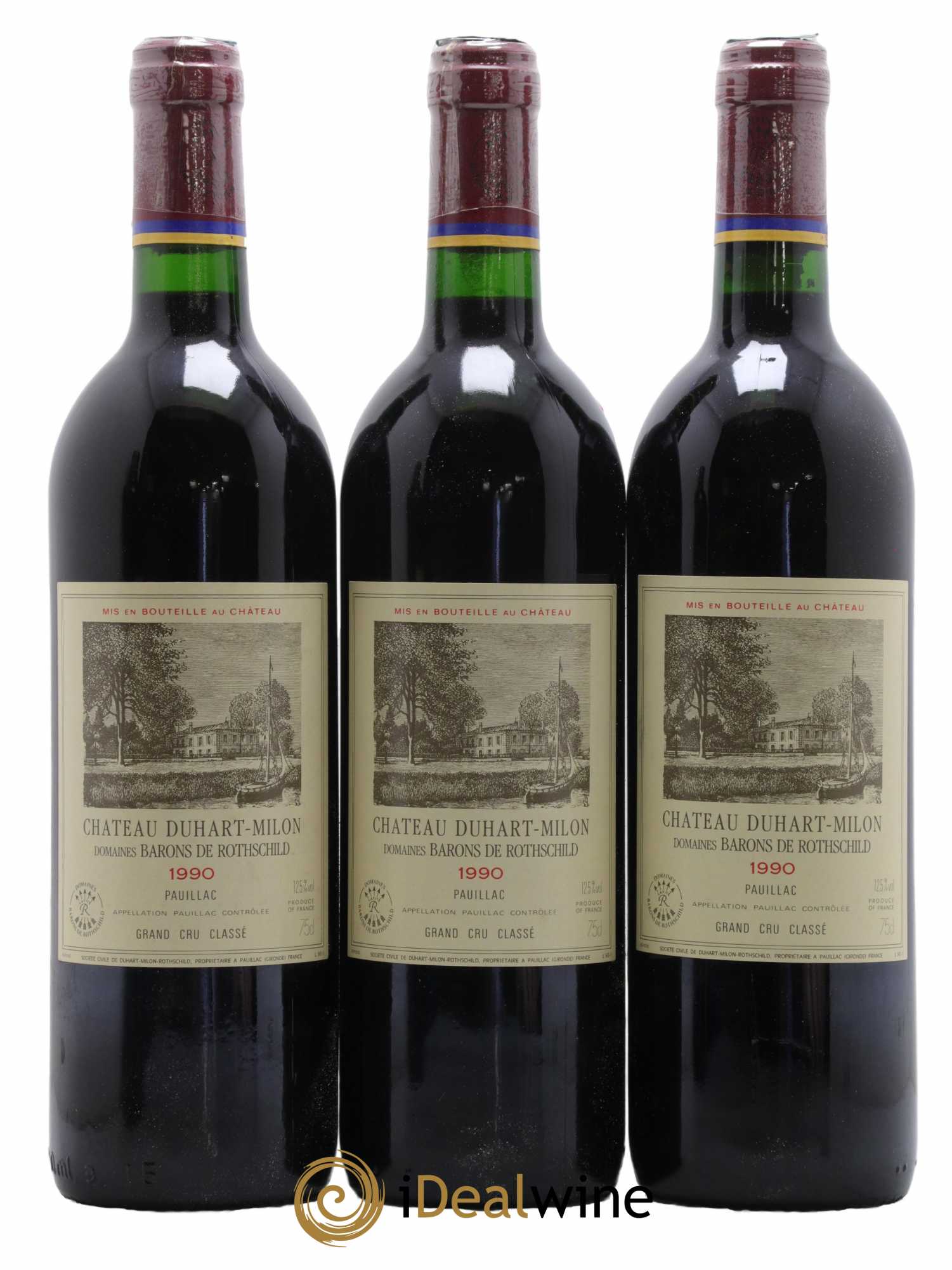 Château Duhart-Milon 4ème Grand Cru Classé 1990 - Lotto di 12 bottiglie - 3