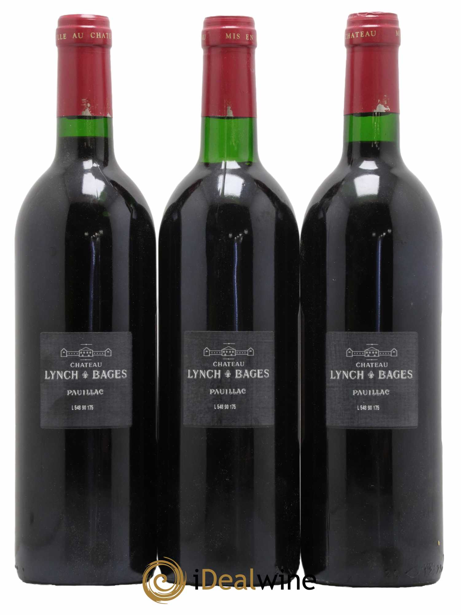 Château Lynch Bages 5ème Grand Cru Classé 1990 - Lot de 12 bouteilles - 2