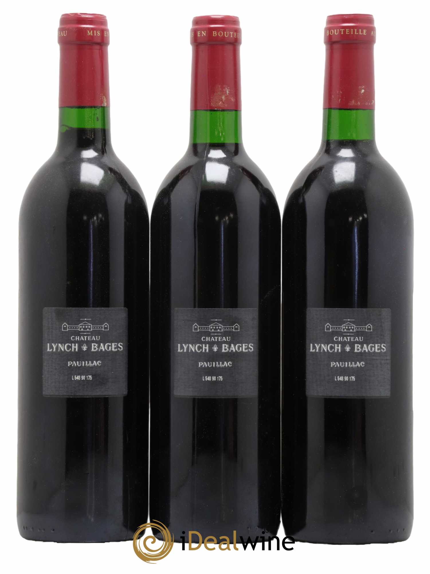 Château Lynch Bages 5ème Grand Cru Classé 1990 - Lot de 12 bouteilles - 4