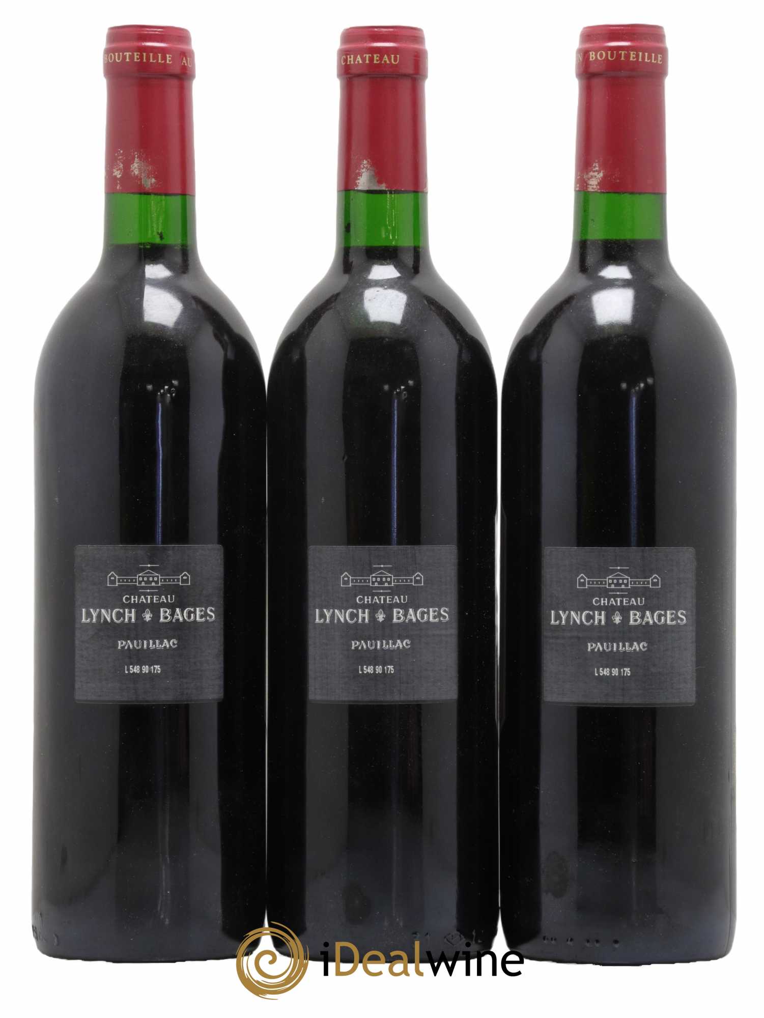 Château Lynch Bages 5ème Grand Cru Classé 1990 - Lot de 12 bouteilles - 6