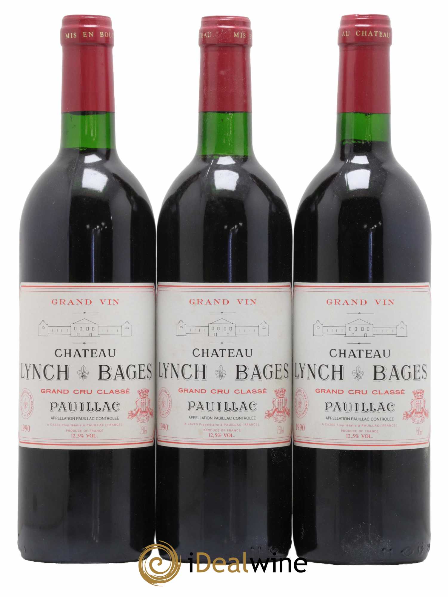 Château Lynch Bages 5ème Grand Cru Classé 1990 - Lot de 12 bouteilles - 7