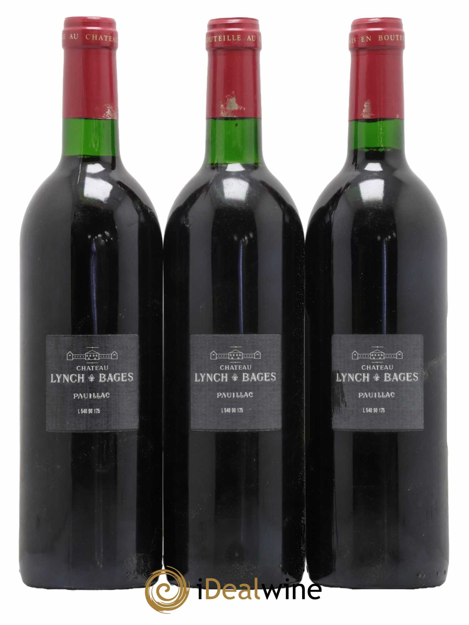 Château Lynch Bages 5ème Grand Cru Classé 1990 - Lot de 12 bouteilles - 8