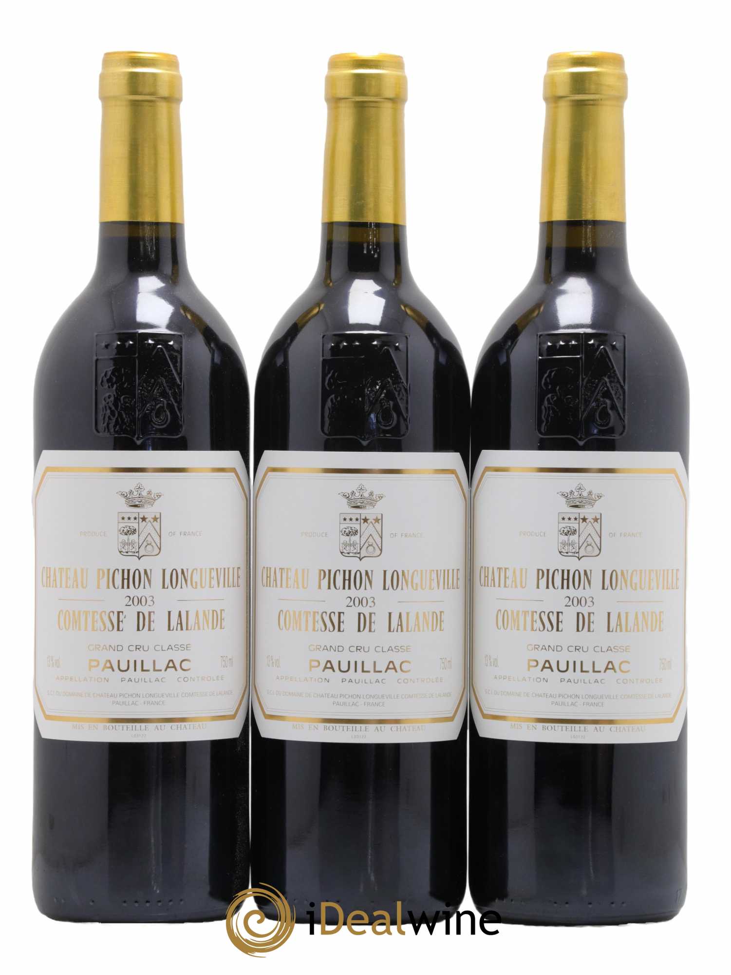 Château Pichon Longueville Comtesse de Lalande 2ème Grand Cru Classé 2003 - Lot de 6 bouteilles - 1