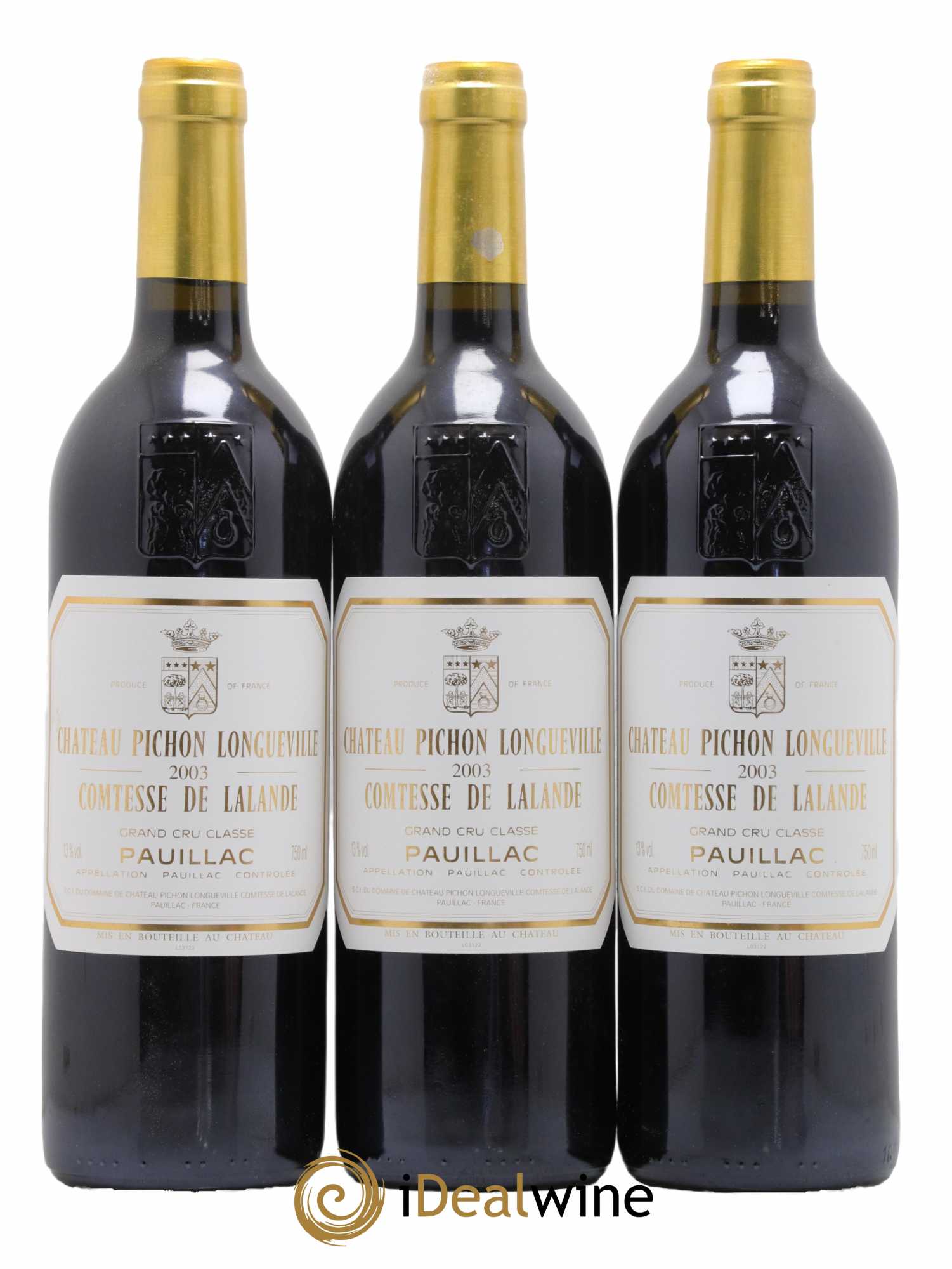 Château Pichon Longueville Comtesse de Lalande 2ème Grand Cru Classé 2003 - Lot de 6 bouteilles - 2
