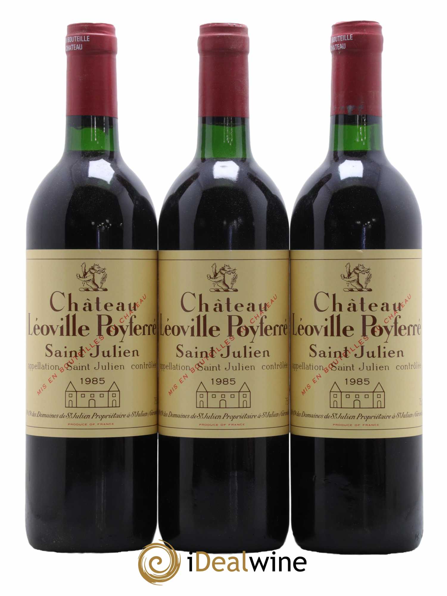 Château Léoville Poyferré 2ème Grand Cru Classé 1985 - Lot de 12 bouteilles - 1