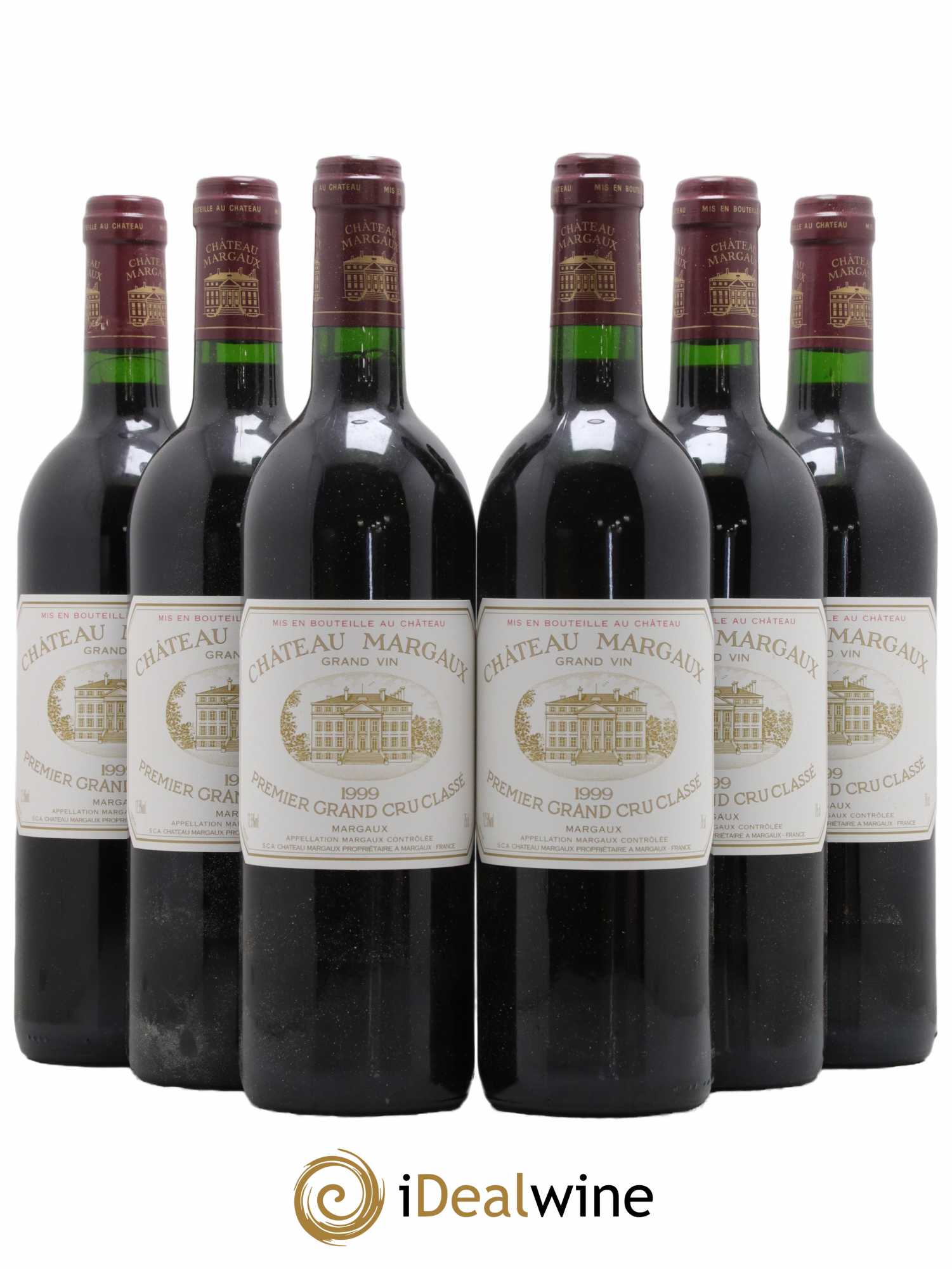 Château Margaux 1er Grand Cru Classé 1999 - Lot de 6 bouteilles - 0