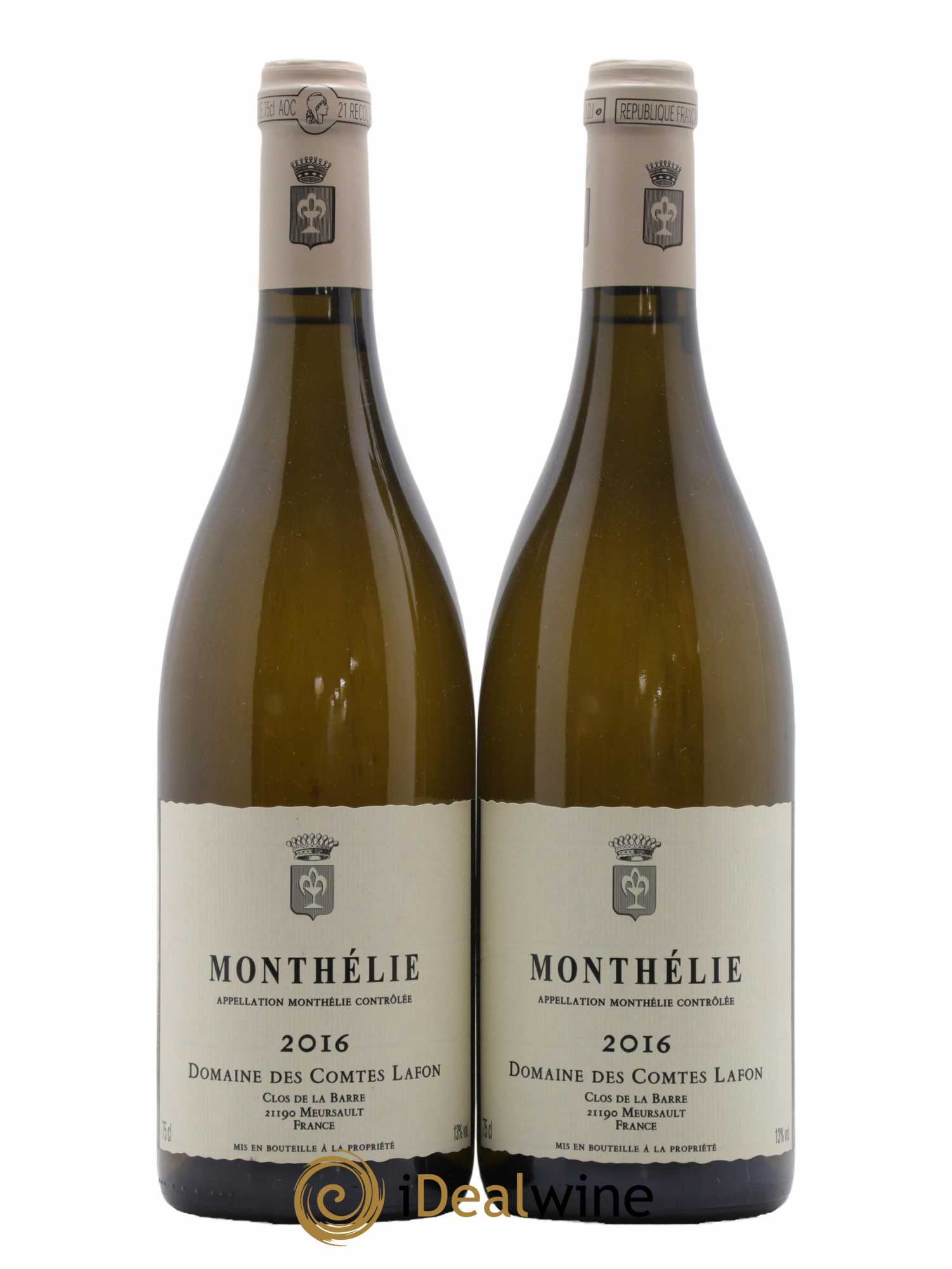 Monthélie Comtes Lafon (Domaine des) 2016 - Lot de 2 bouteilles - 0