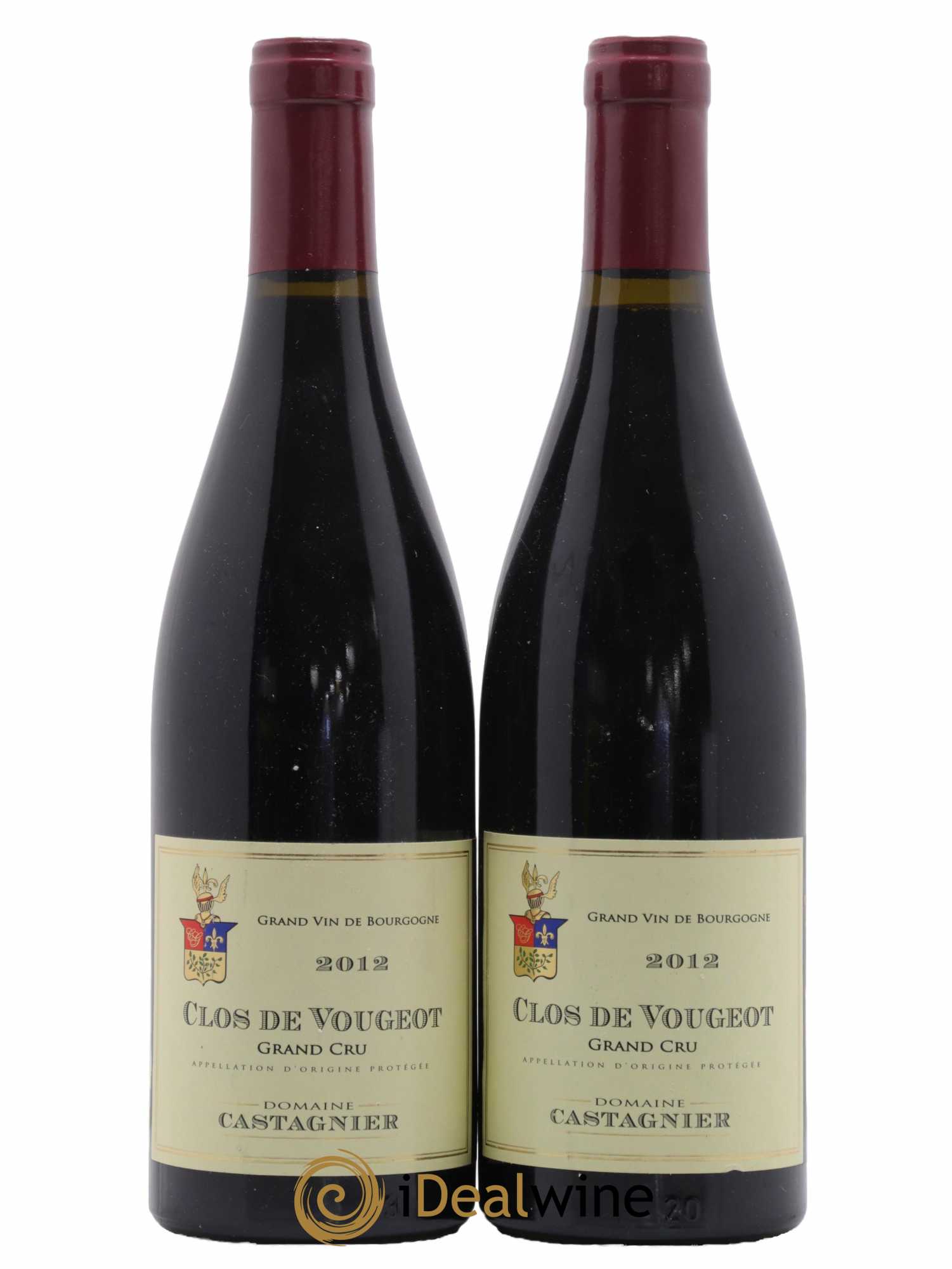Clos de Vougeot Grand Cru Castagnier (Domaine) 2012 - Lot de 2 bouteilles - 0