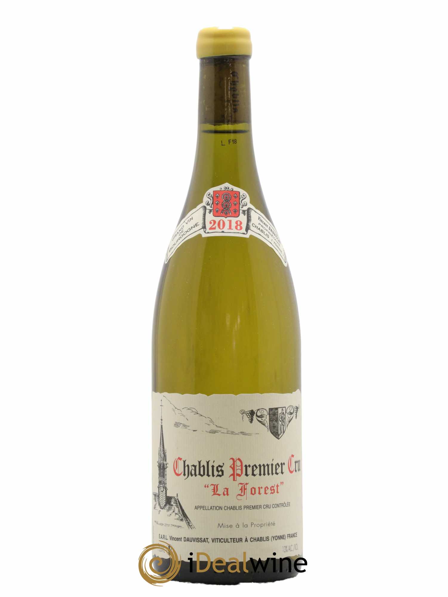 Chablis 1er Cru La Forest Vincent Dauvissat (Domaine) 2018 - Lot de 1 bouteille - 0