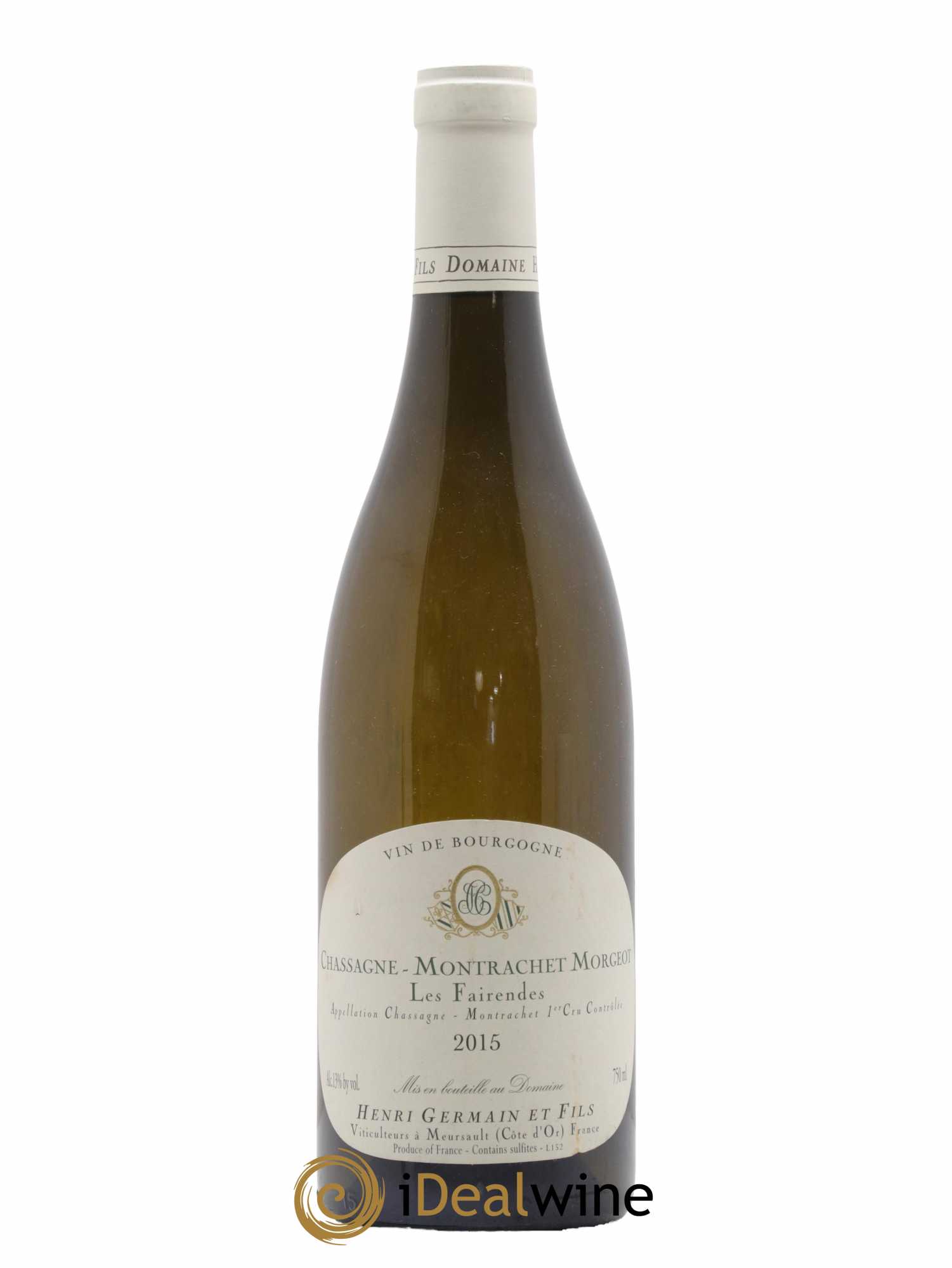 Chassagne-Montrachet 1er Cru Morgeot Les Fairendes Henri Germain 2015 - Lot de 1 bouteille - 0