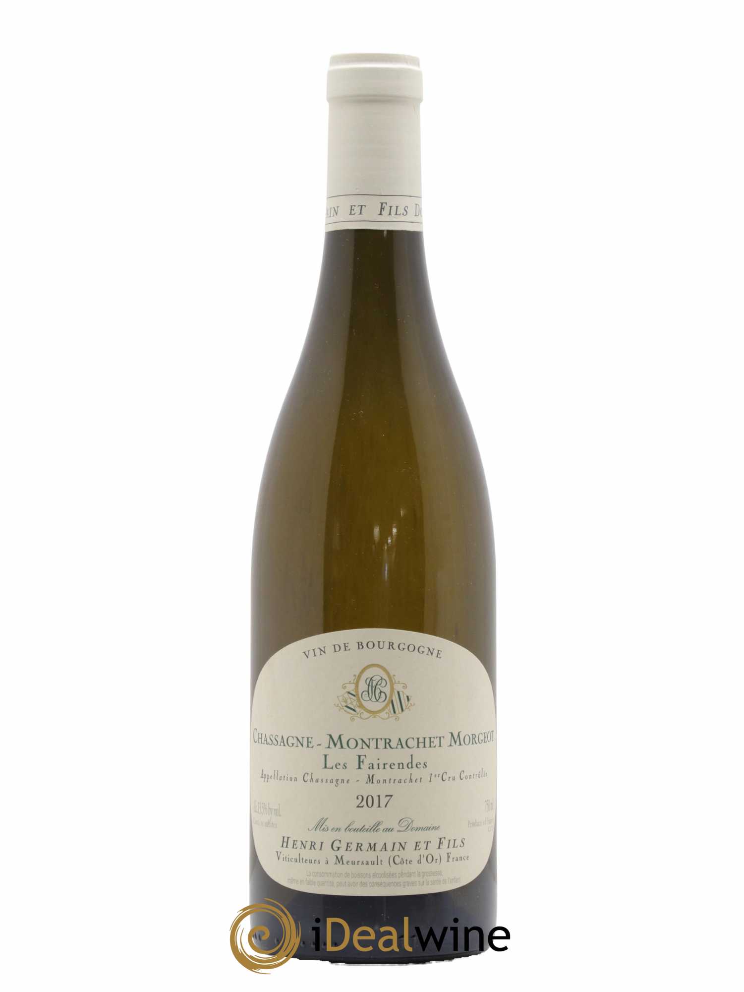 Chassagne-Montrachet 1er Cru Morgeot Les Fairendes Henri Germain 2017 - Lot de 1 bouteille - 0